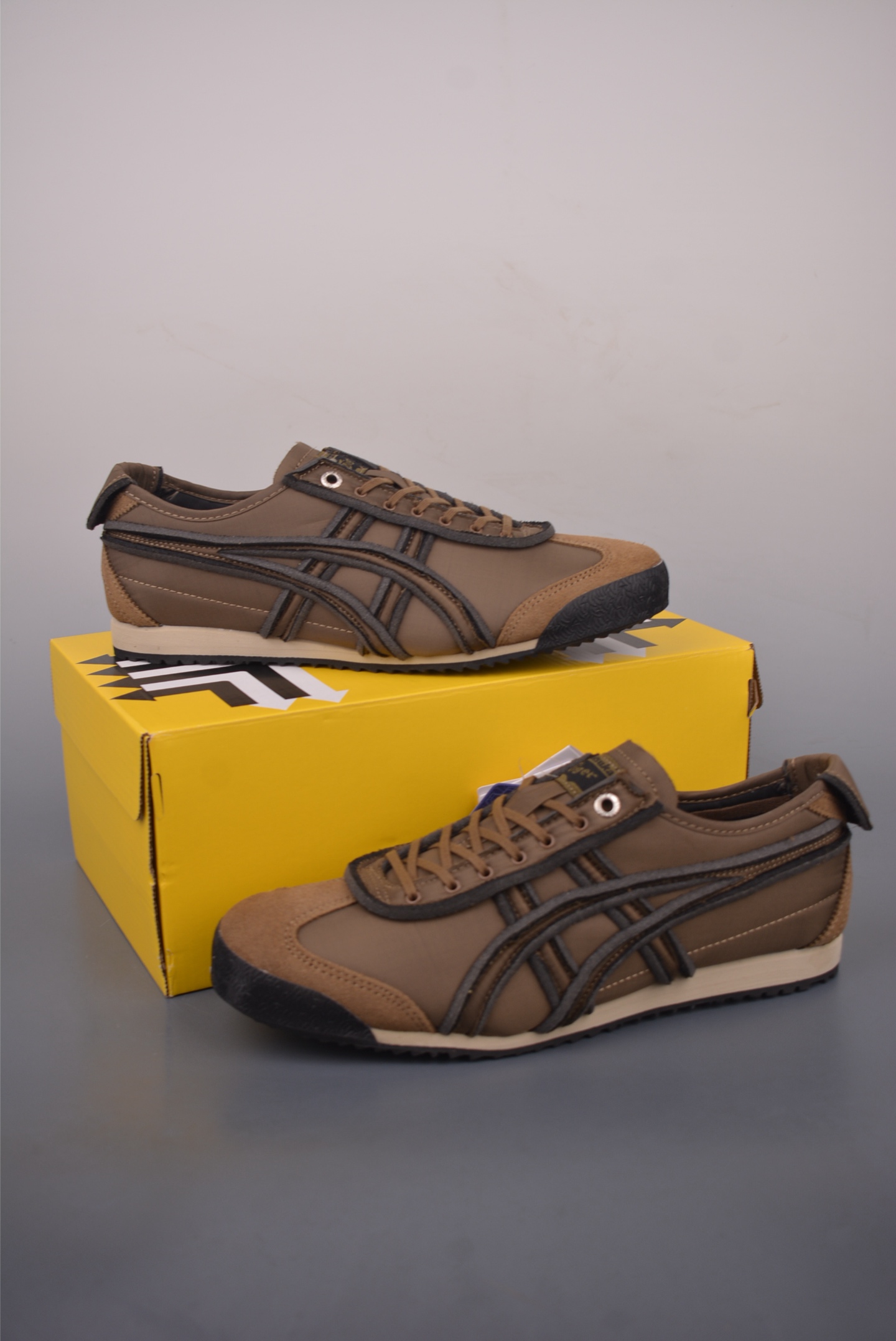 Onitsuka Tiger MEXICO 66 SD Brown Leather Fashion Sneakers 6 i1760051102306 6420 0 4
