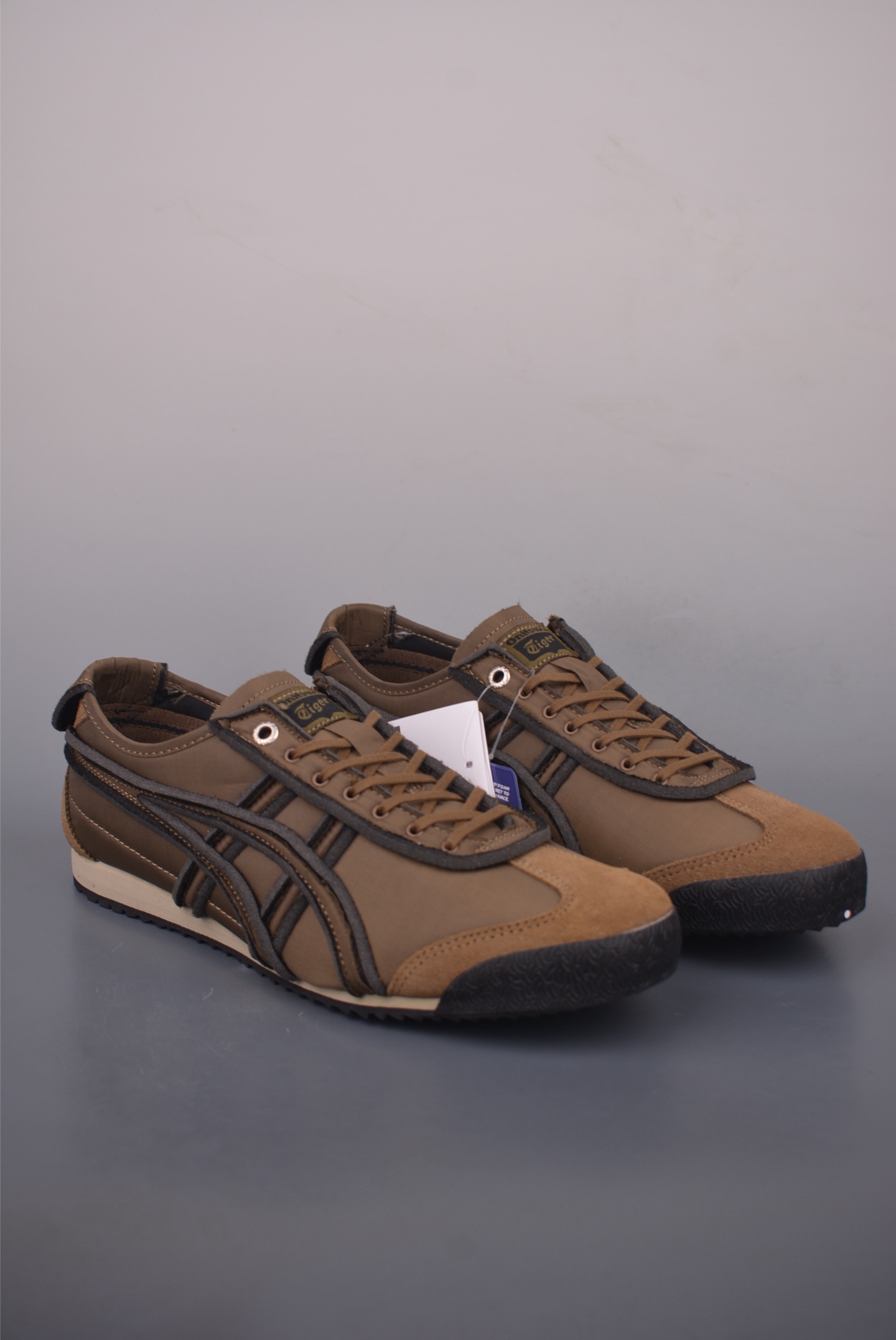 Onitsuka Tiger MEXICO 66 SD Brown Leather Fashion Sneakers 2 i1760051102346 1583 0 0