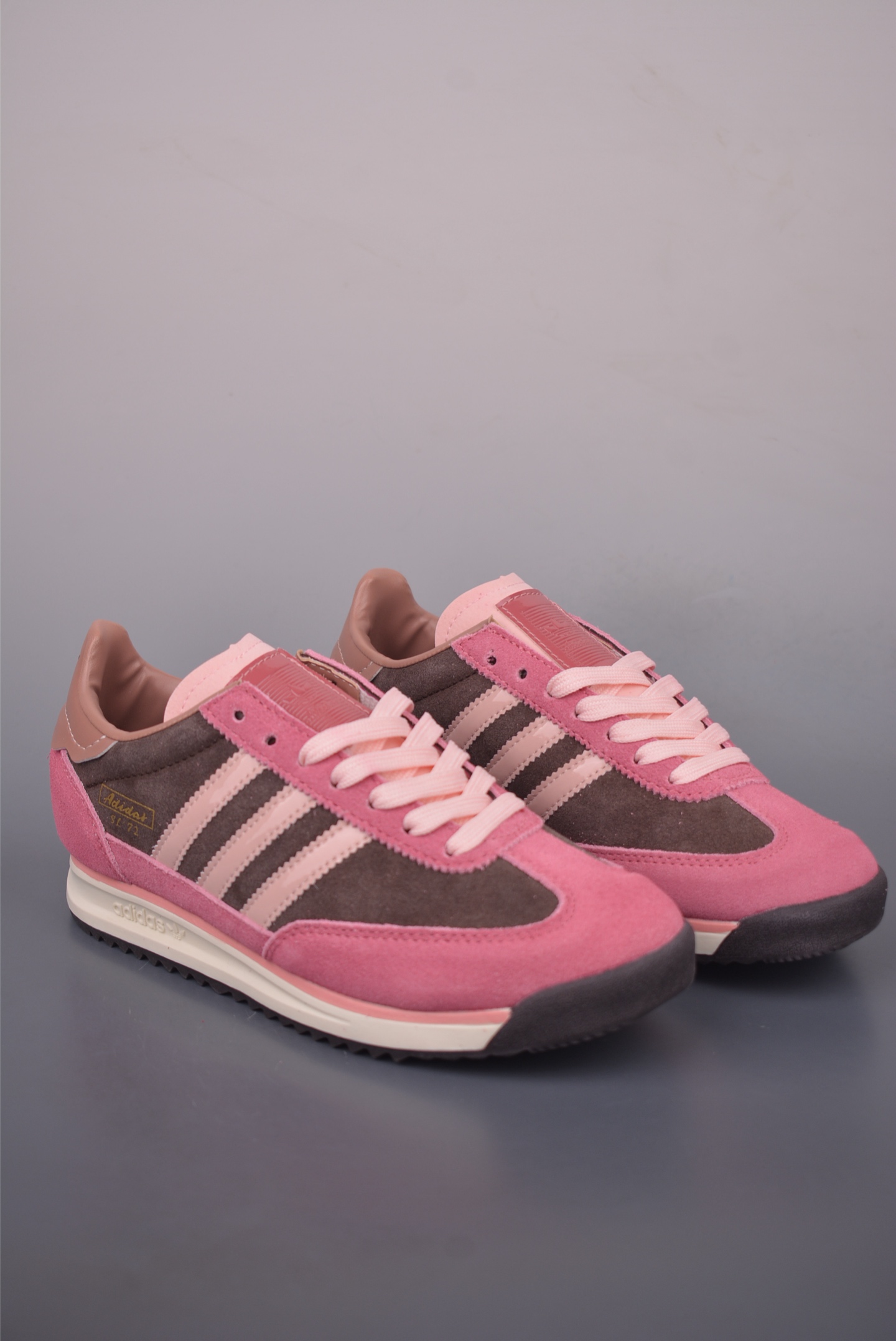 Adidas Originals SL 72 RS Lightweight Retro Running Shoes - Pink/Brown 1 i1760053778733 6664 0 0