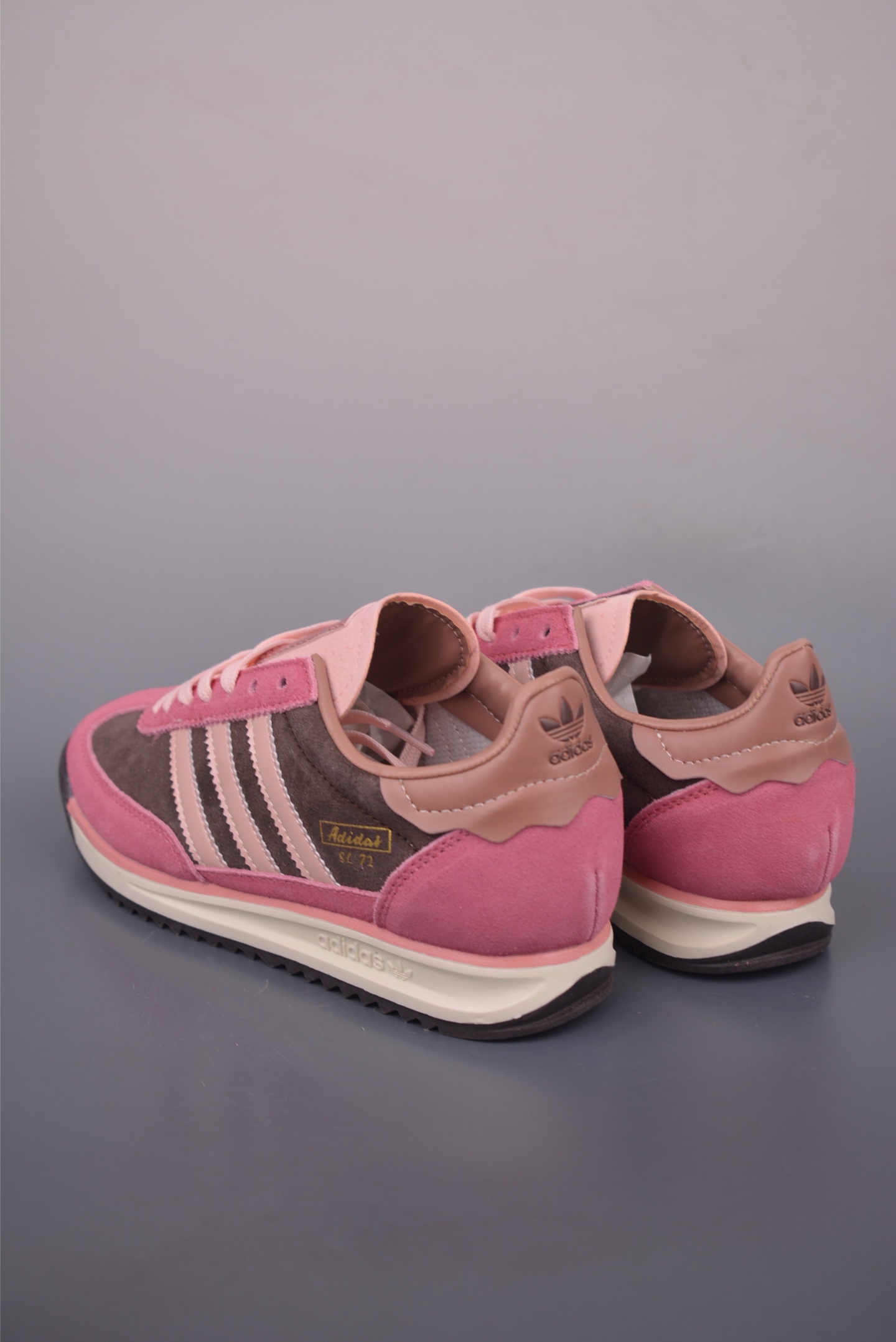 Adidas Originals SL 72 RS Lightweight Retro Running Shoes - Pink/Brown 2 i1760053781395 7435 0 1