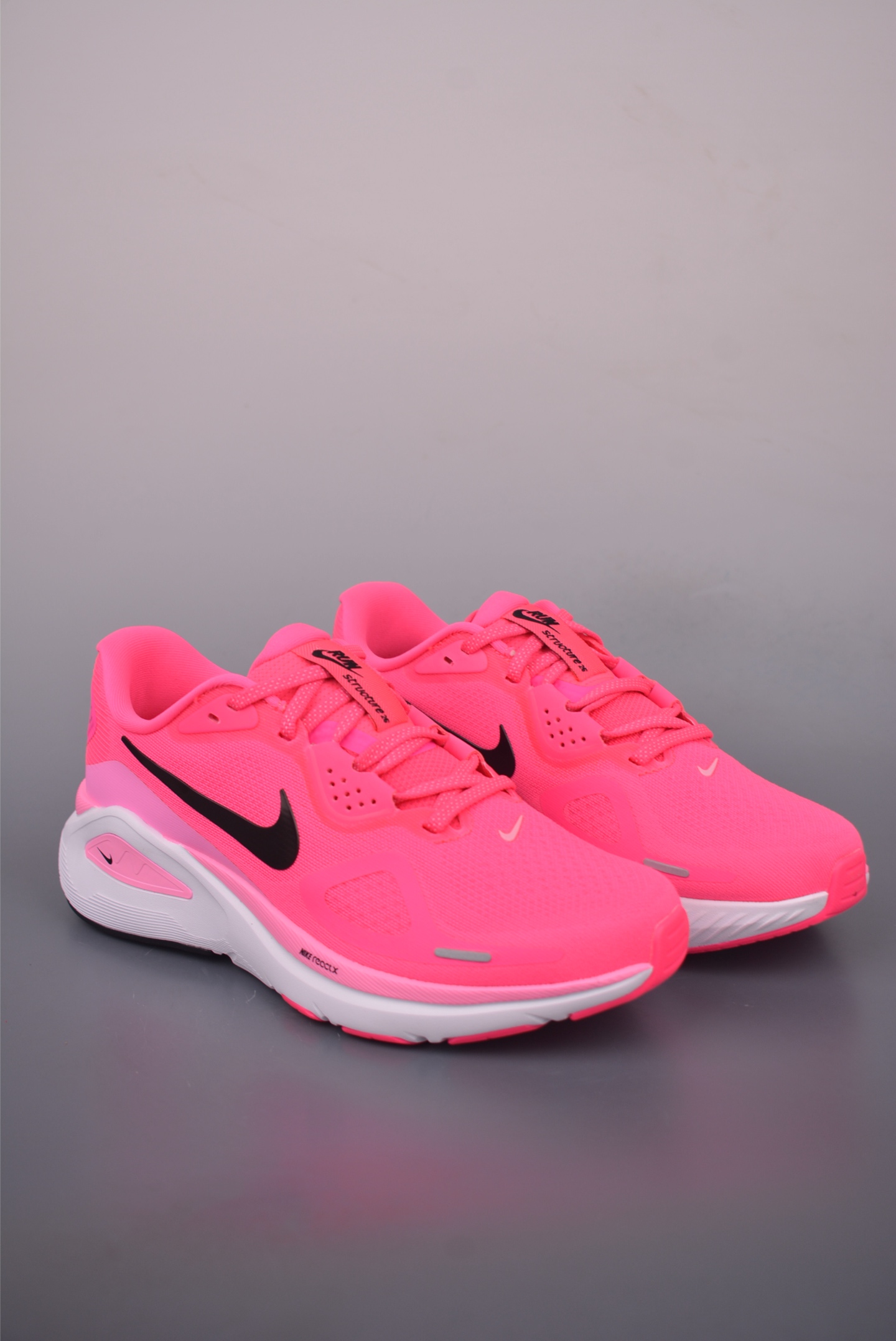 Nike Air Structure 26 Running Shoes - Zoom Cushioning, Pink Color, Women's Size
