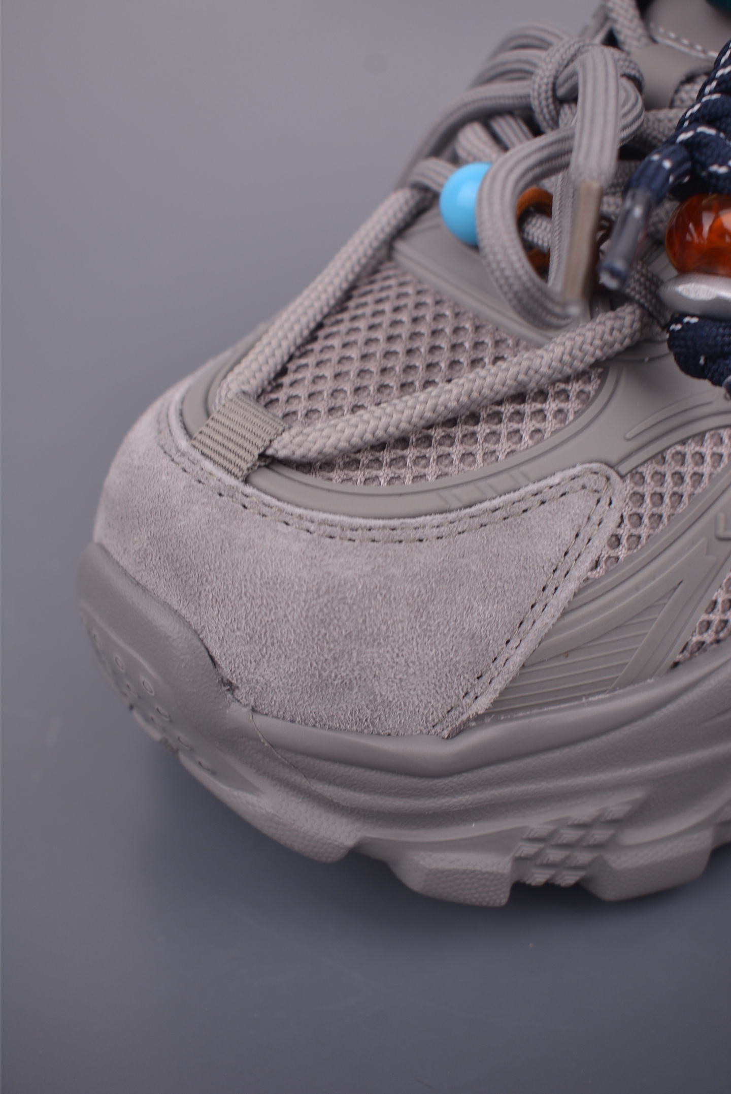 Chunky Low Platform Sneakers, Breathable Mesh, Stylish Look,Gray, Size 35-40 7 i1760055113756 331 0 5