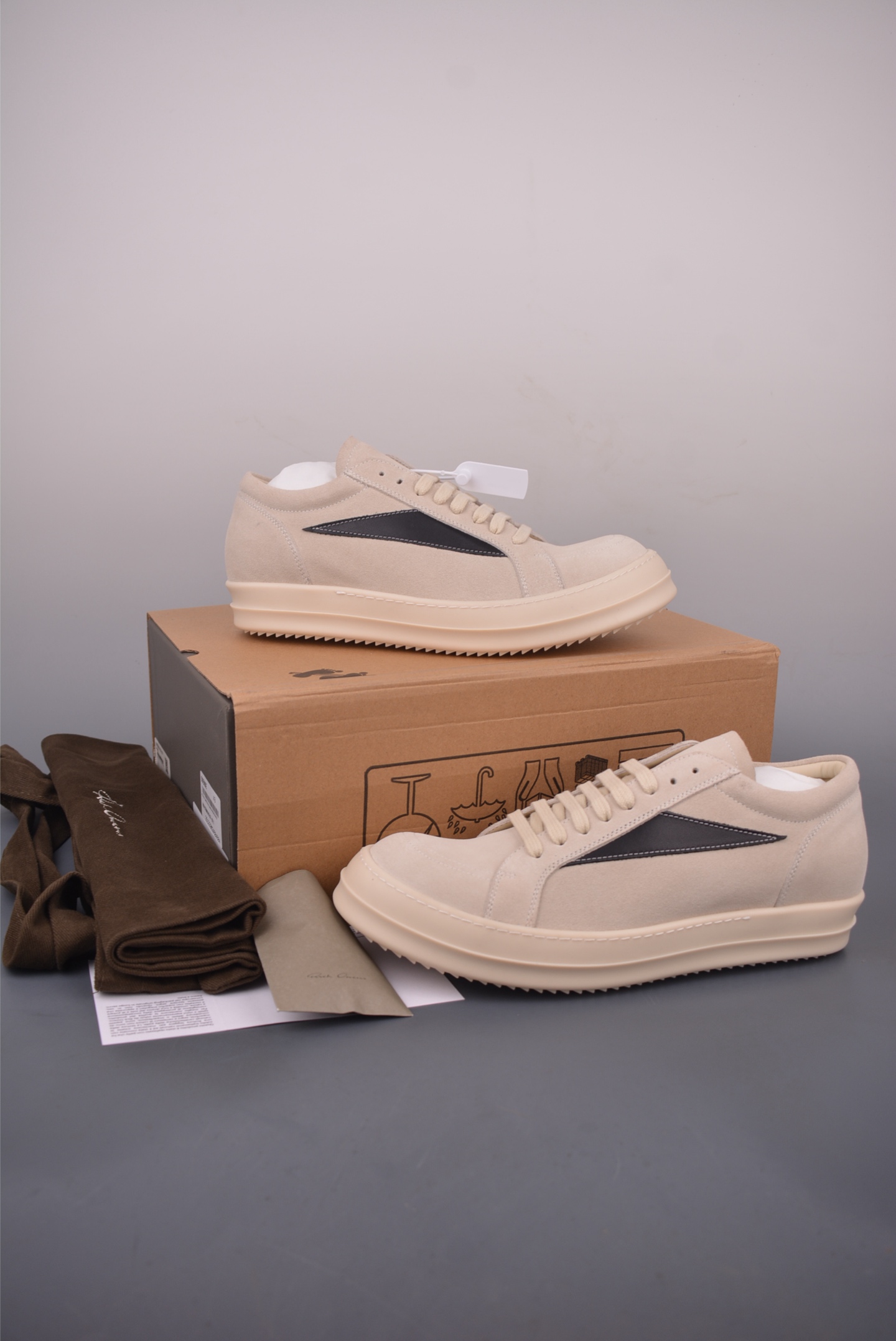 Rick Owens RO Low Top Sneakers, Classic Watermelon Head Style - Premium Quality 6 i1760097251877 2141 0 4