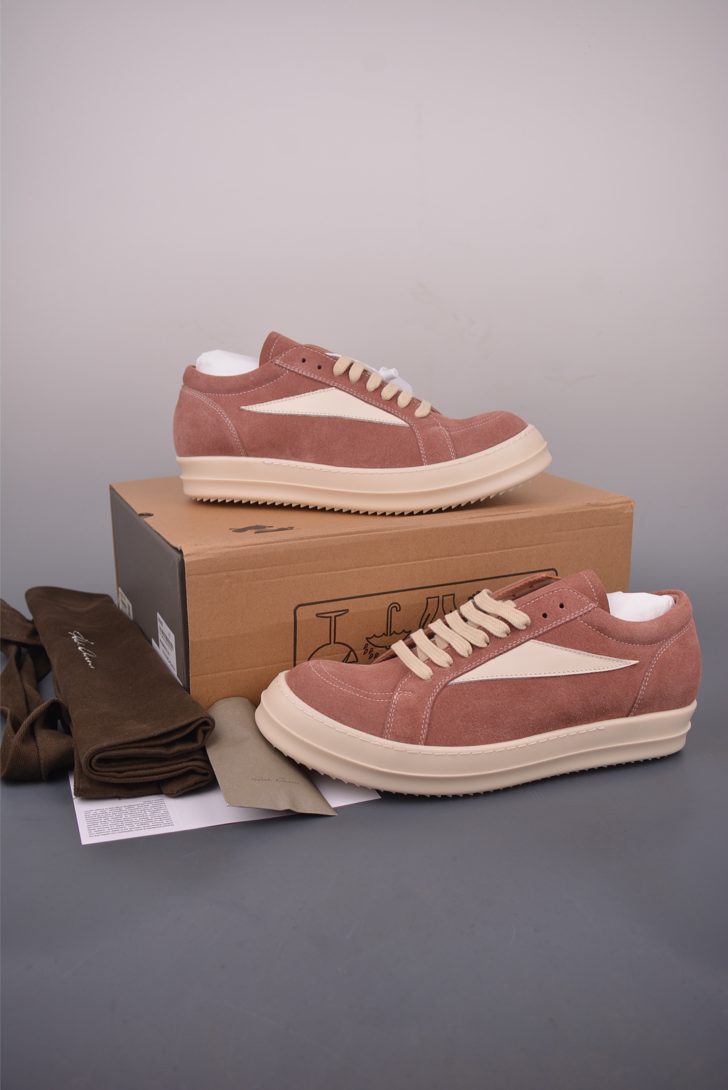 Rick Owens RO Low-Top Sneakers Classic Watermelon Head Style 6 i1760097277429 3533 0 4