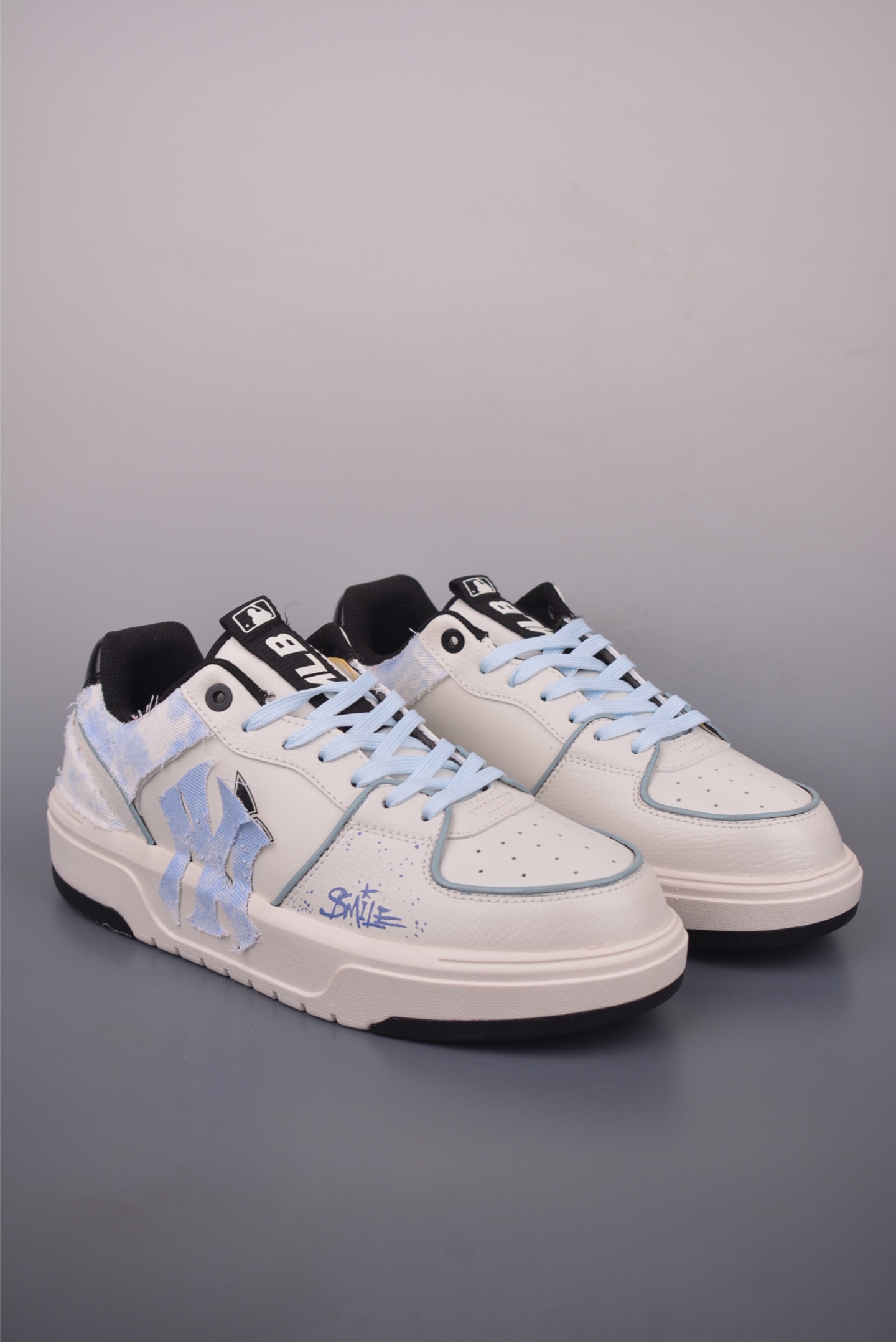 MLB NY Yankees Graffiti Chunky Sneakers - Lightweight, Comfortable, Street Style 1 i1760133319459 3784 0 0