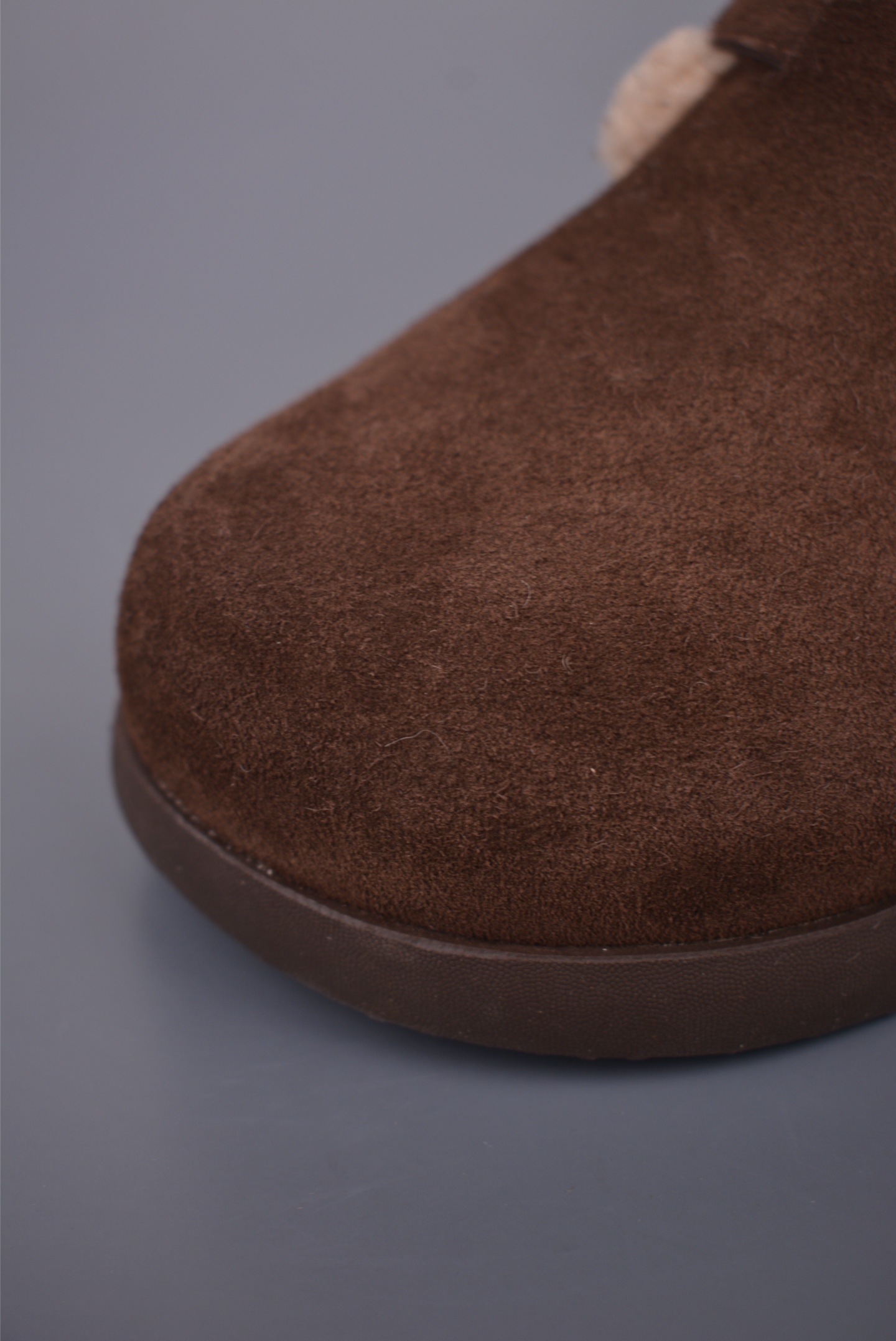 UGG Women's Tasman Buckle Slipper - Chestnut Suede with Sheepskin Trim 6 i1760136505586 7861 0 5