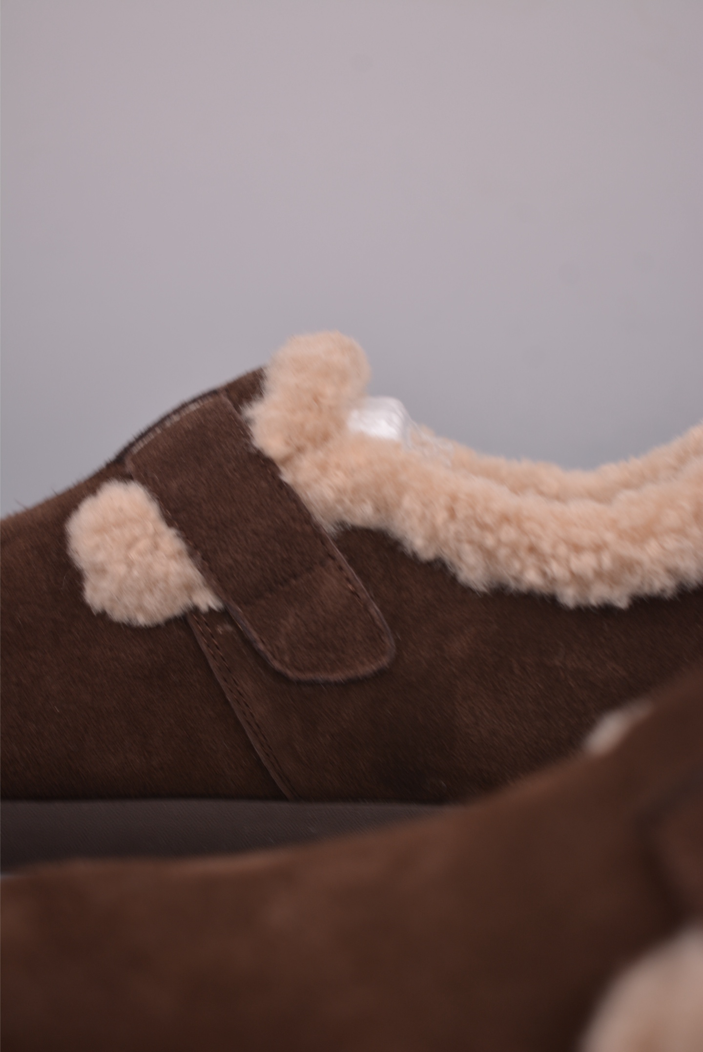 UGG Women's Tasman Buckle Slipper - Chestnut Suede with Sheepskin Trim 8 i1760136505633 8623 0 7