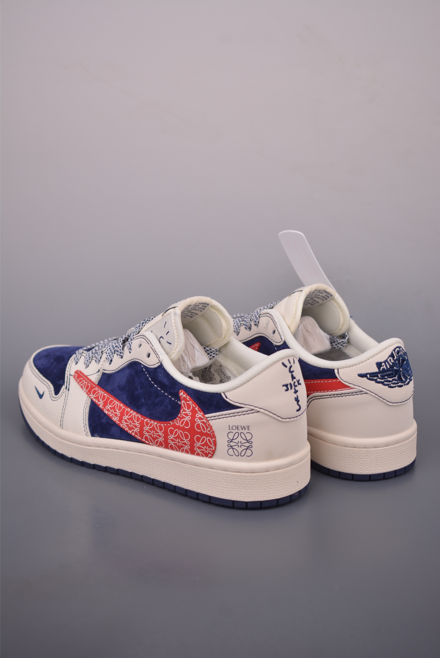 Fragment x Travis Scott x Loewe Air Jordan 1 Low 解构鞋带 三方联名倒钩 HS8068-067-莆田鞋,莆田鞋货源,高仿鞋,高仿鞋货源,安福档口,莆田高仿鞋,莆田鞋批发,高仿鞋批发,莆田高仿运动鞋,高仿运动鞋,莆田运动鞋 Fragment x Travis Scott x Loewe Air Jordan 1 Low 解构鞋带 三方联名倒钩 HS8068-067