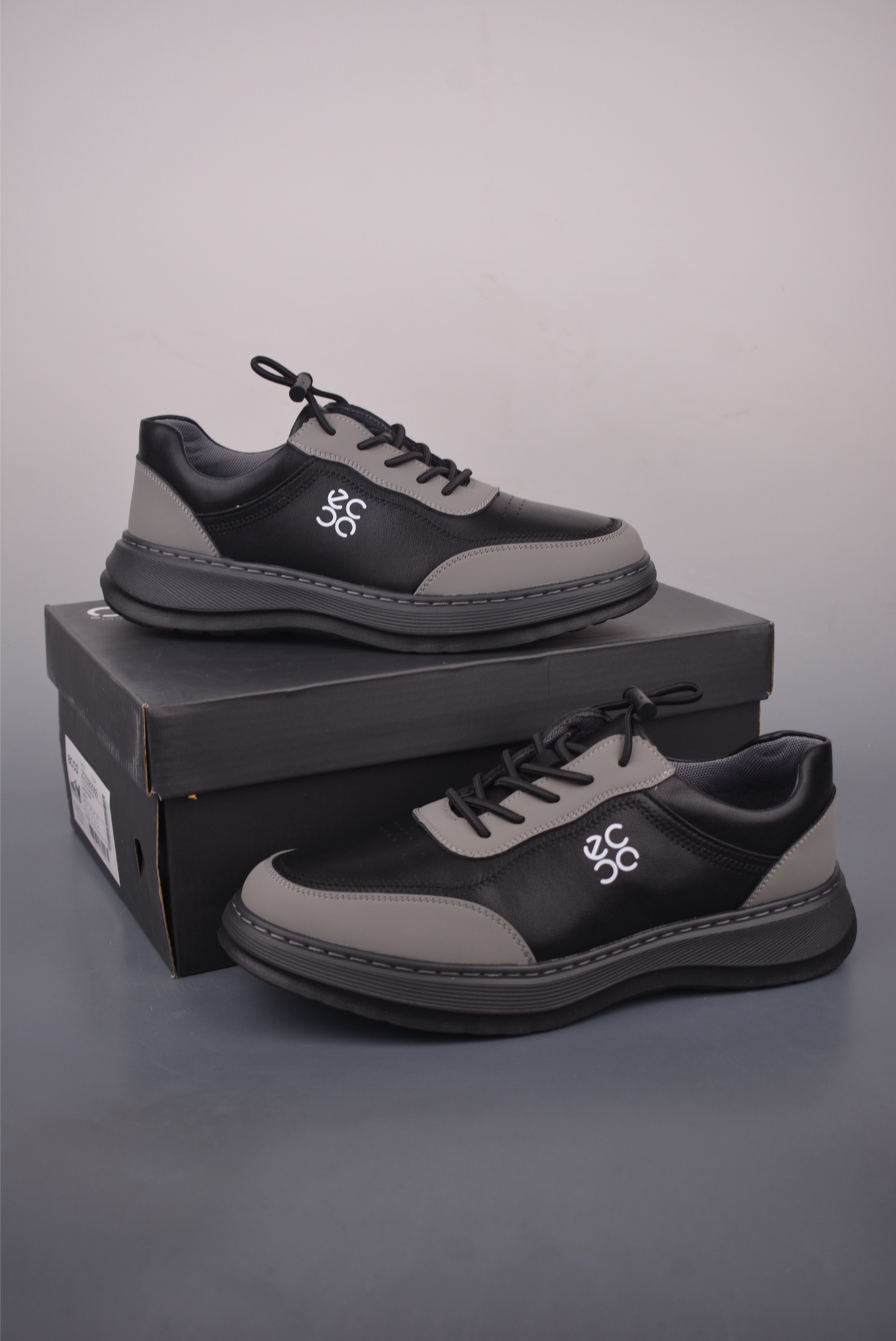 ECCO Men's 2025 New Stitching Sneakers Color Block Street Lightweight Shoes 3 i1760137007308 1741 0 4