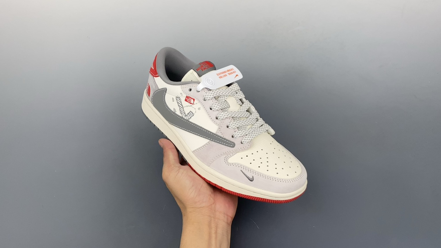 Nike x Travis Scott Air Jordan 1 Low Fragment Design Sneakers