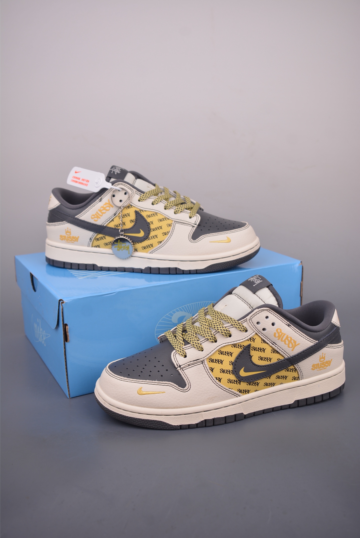 Nike SB Dunk Low MLB Stussy Collab Sneakers Premium Leather - DD1877-001 6 i1760226698228 4884 0 4