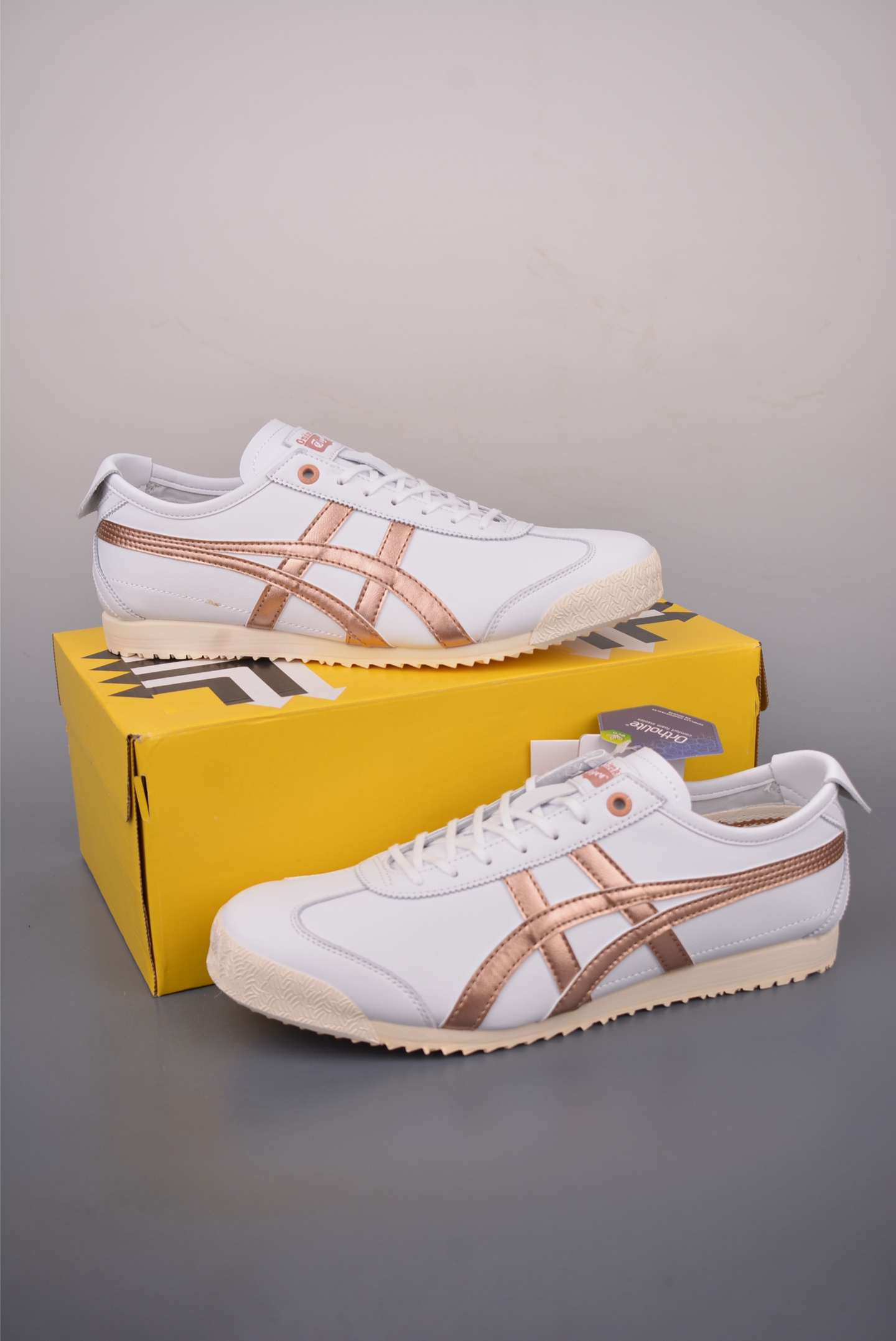 Onitsuka Tiger MEXICO 66 NM White/Rose Gold Leather Unisex Sneakers 6 i1760307347073 977 0 4
