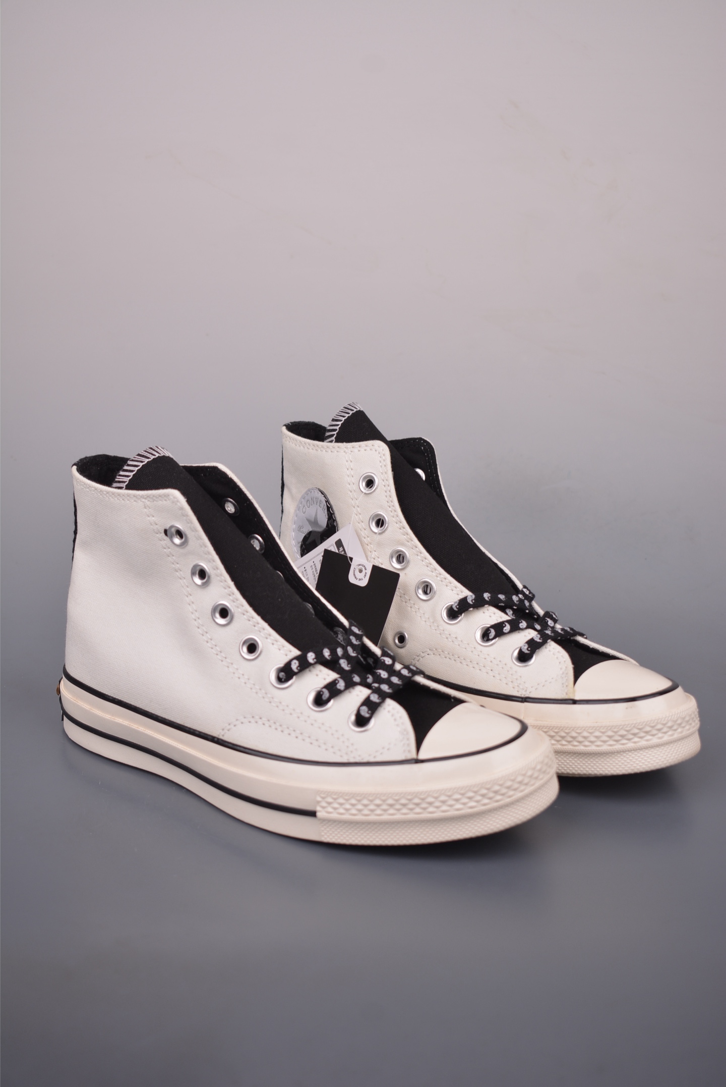 Converse Chuck 1970s Yin Yang High Top Sneakers - White/Black, Limited Edition