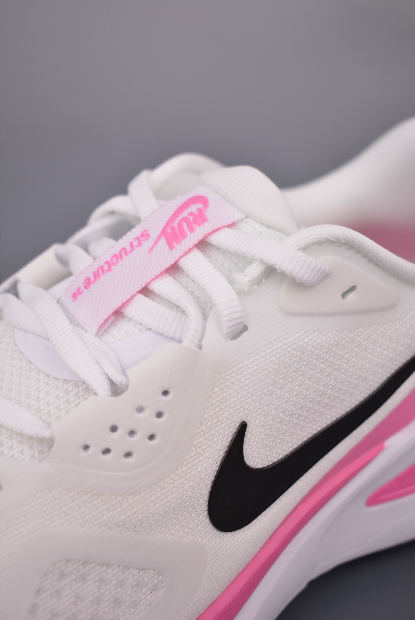 Nike Air Structure 26 Women's Running Shoes - White/Pink, Zoom Cushioning 7 i1760312415738 7360 0 6