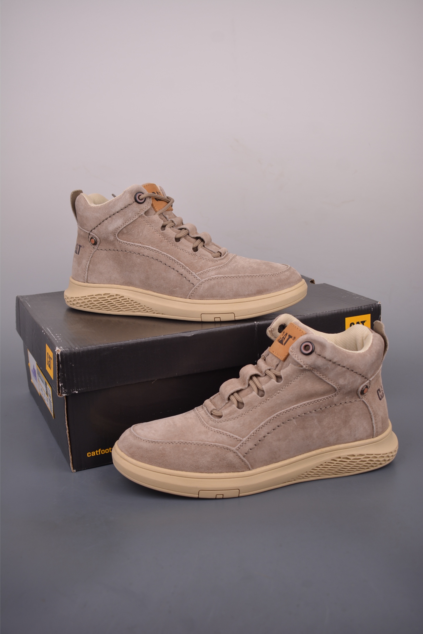 CAT Men's Casual Mid-Top Martin Boots, Genuine Leather, Cold Weather Outdoor Wear 5 i1760312456473 7552 0 4