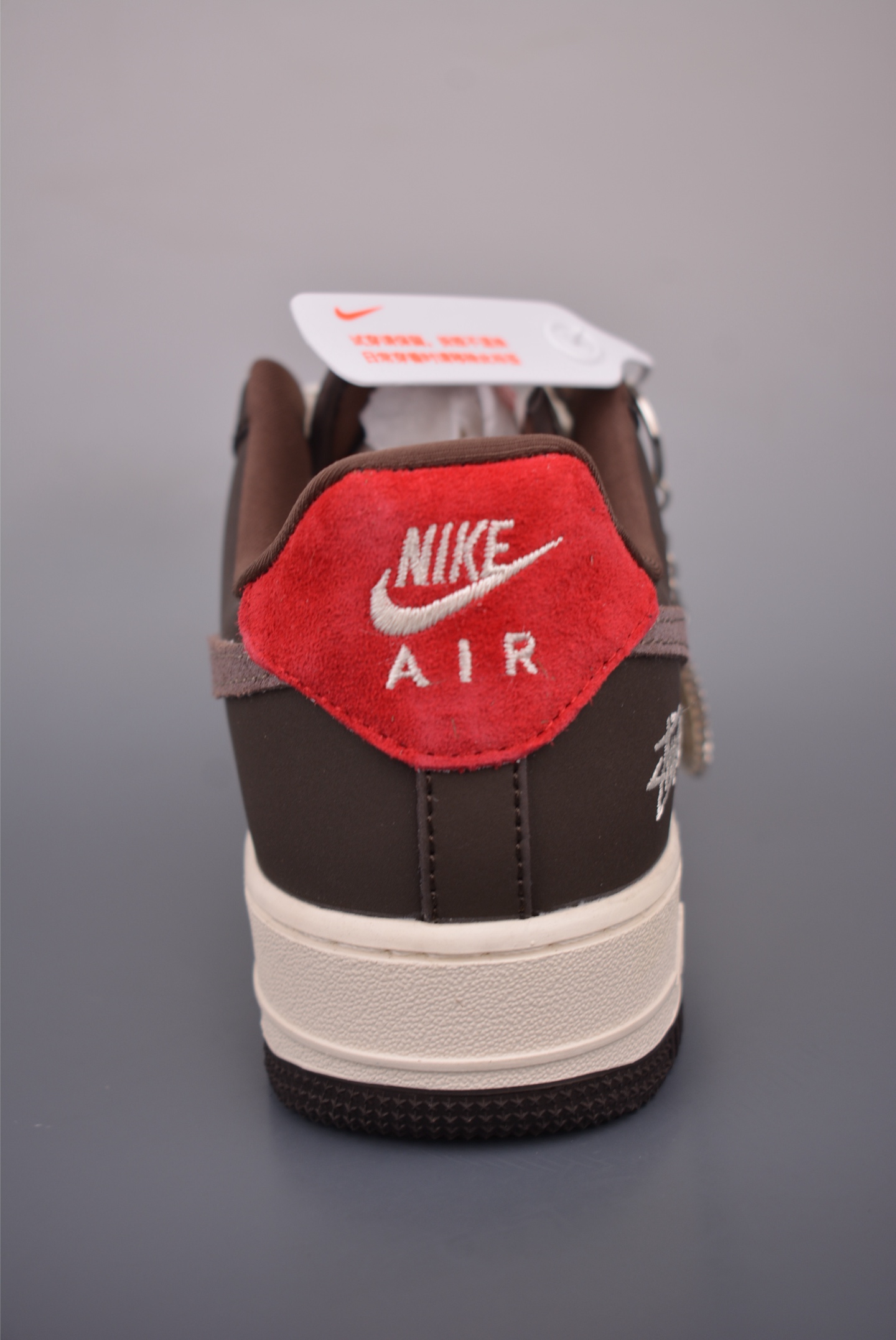 Nike Air Force 1 Low Stussy Fossil Sneakers, Men's Fashionable and Stylish Shoes 5 i1760312759849 856 0 3