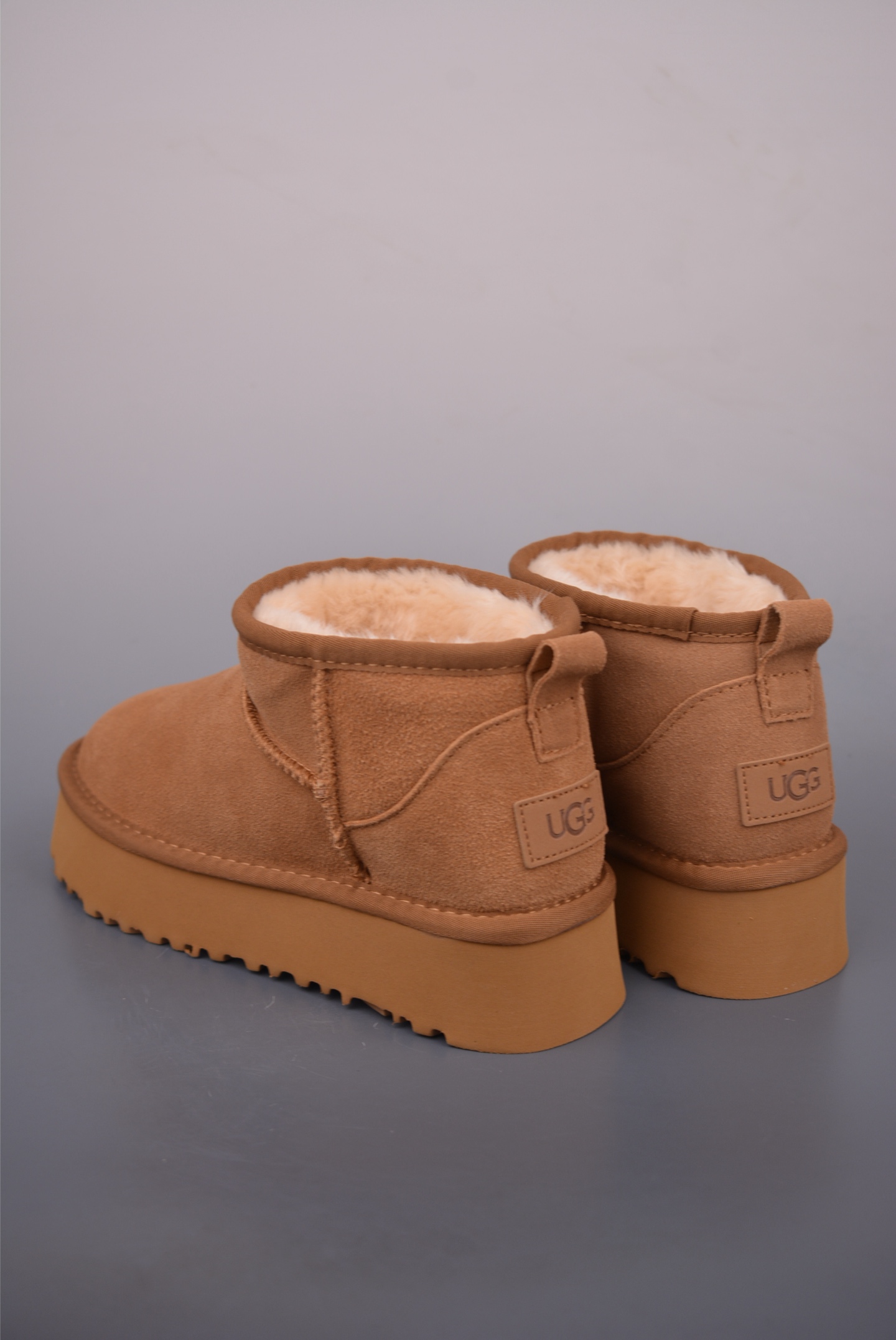 Ugg Mini Thick Platform Ankle Booties, Women's Winter Snow Boots, Suede Upper 3 i1760315116372 2894 0 1