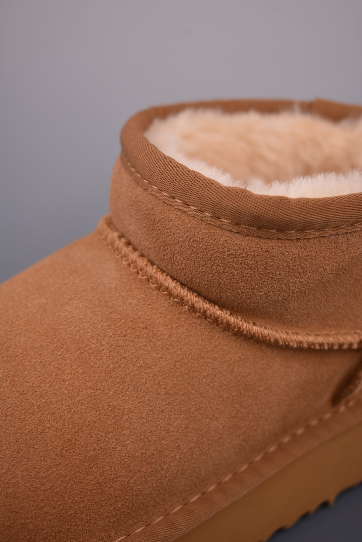 Ugg Mini Thick Platform Ankle Booties, Women's Winter Snow Boots, Suede Upper 8 i1760315116454 9238 0 6