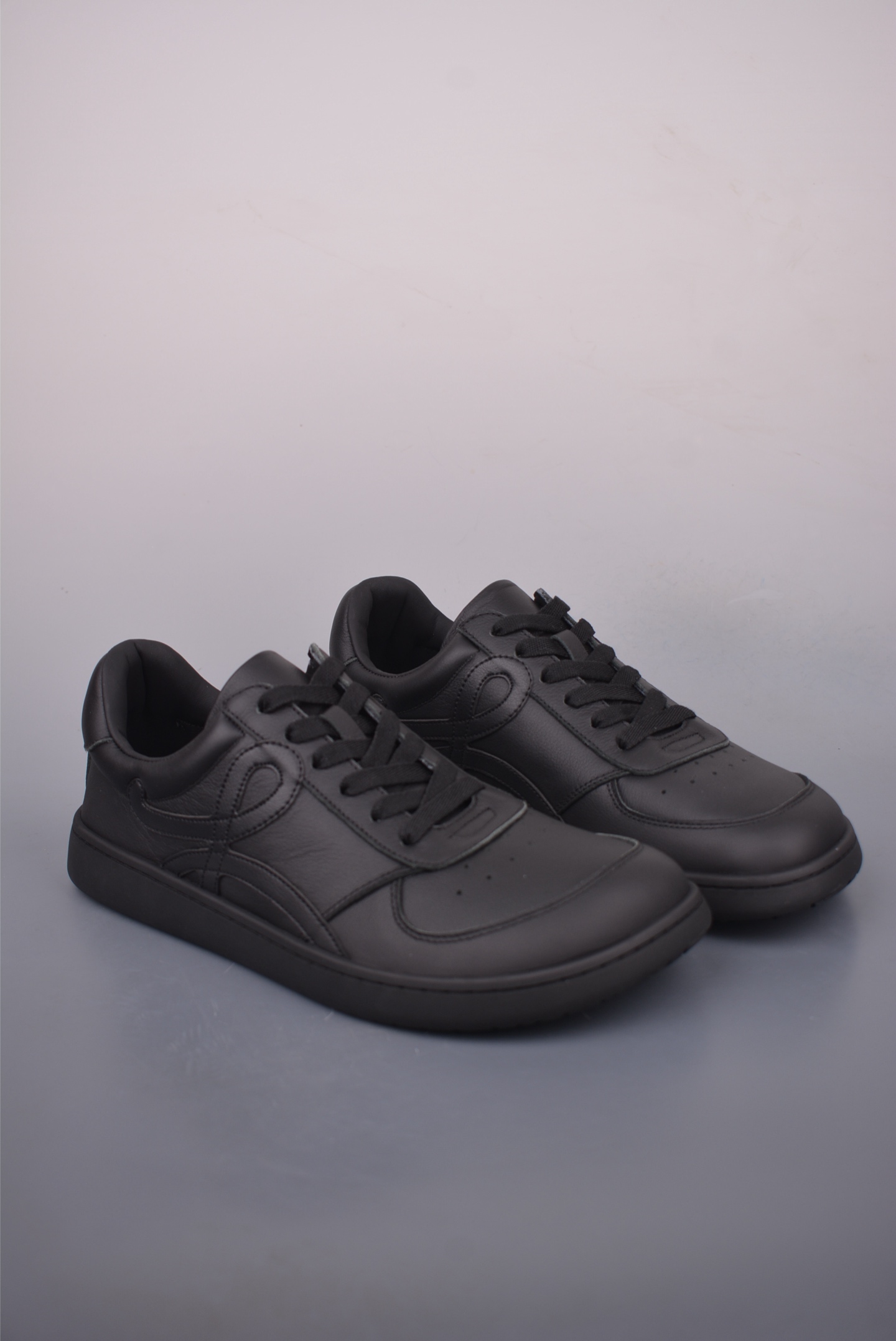 Loewe Jambo Leather Lace-Up Sneakers - Sleek, Stylish, and Comfortable