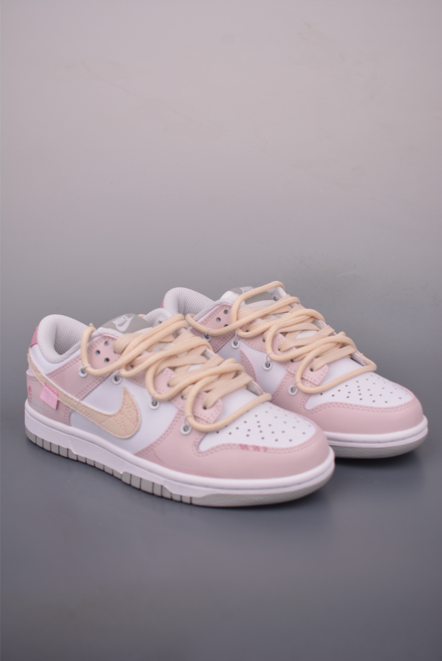 Nike SB Dunk Low Deconstructed Pink White Women's Shoes - Size 36-40