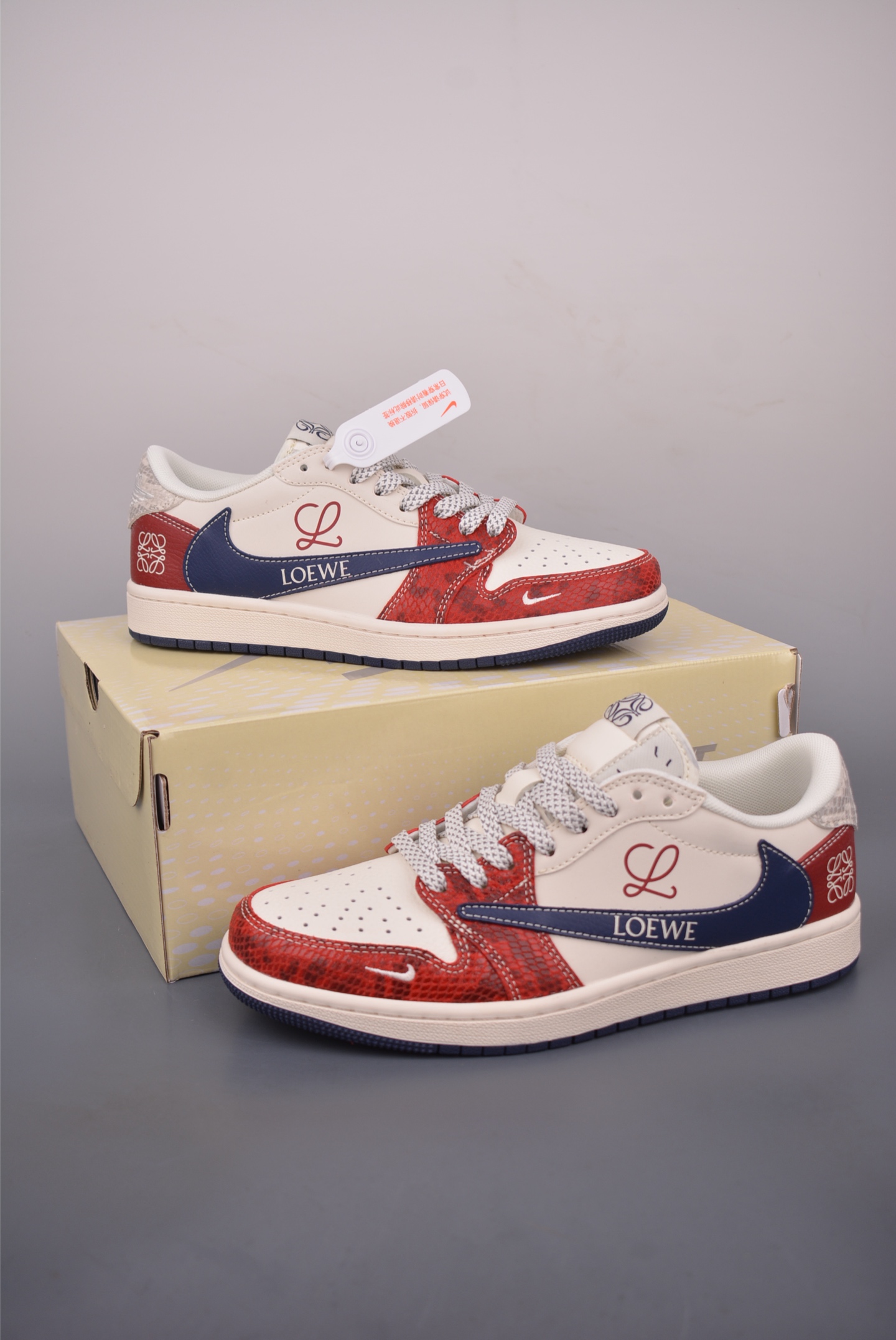 Fragment Design x Travis Scott x Loewe Air Jordan 1 Low - Stylish Sneakers 6 i1760527478682 6978 0 4