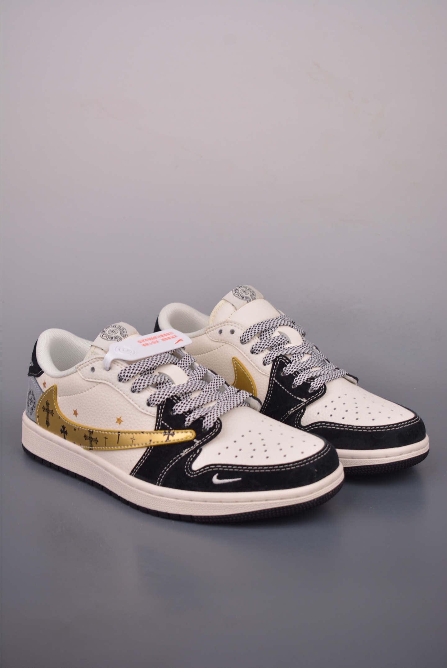 Fragment x Travis Scott x Chrome Hearts Air Jordan 1 Low Sneakers