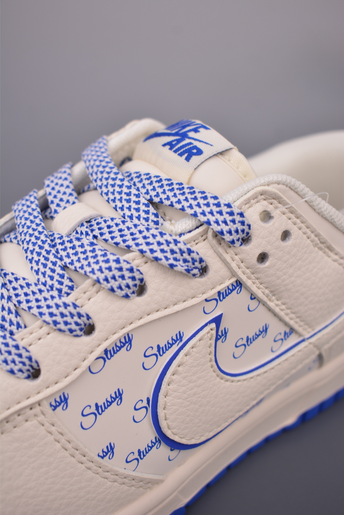 Nike SB Dunk Low Stussy Cream Blue Sneakers, Premium Leather, All Sizes 8 i1760527604865 5589 0 6