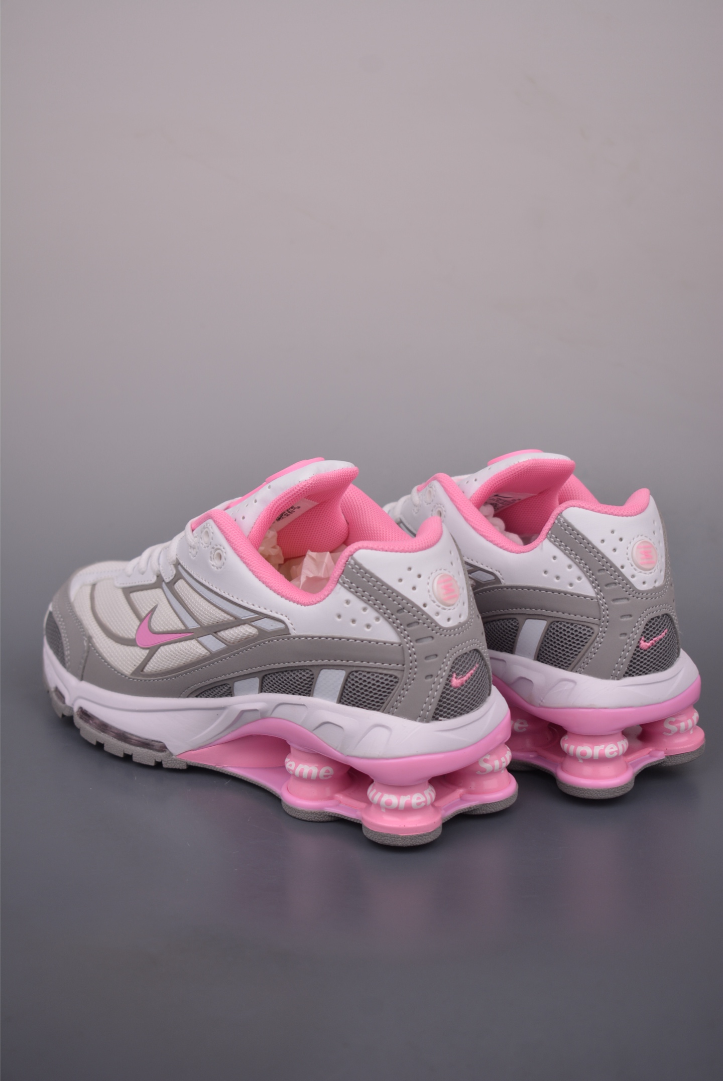 Nike Shox Ride 2 SP x Supreme Women's Running Shoes White Pink DN1615 2 i1760527849491 3746 0 1