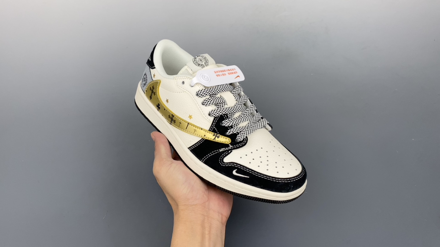 Fragment Travis Scott Chrome Hearts Air Jordan 1 Low Triple Collaboration