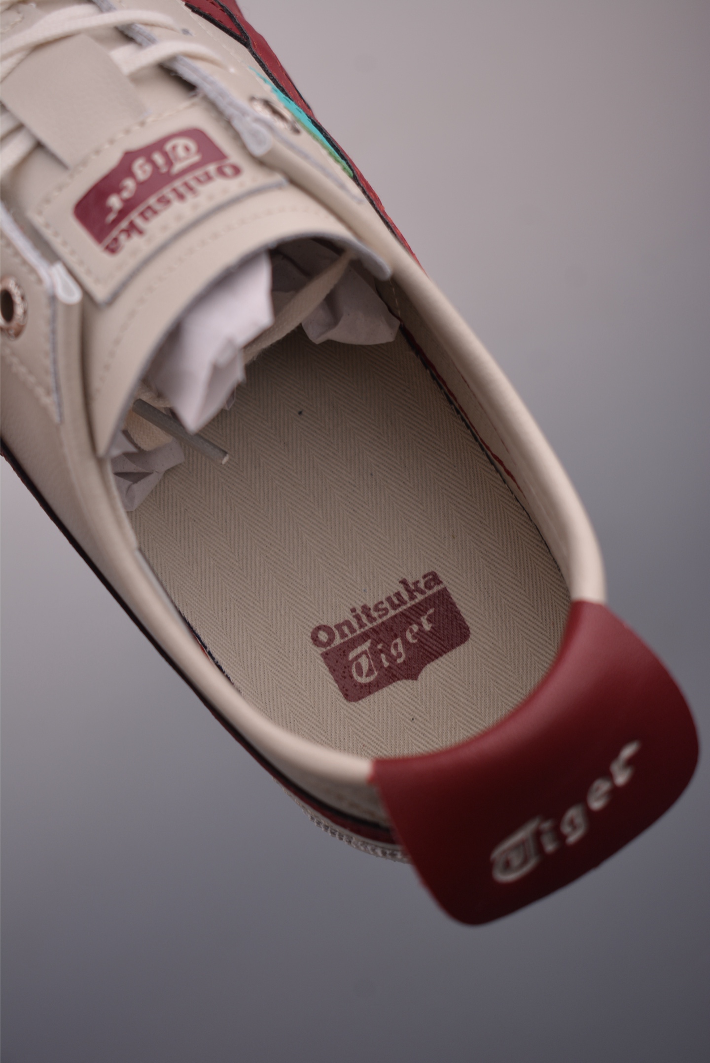 Onitsuka Tiger Mexico 66 SD Cream/Maroon Leather Sneakers - Size 36-45 9 i1760555416098 6138 0 8