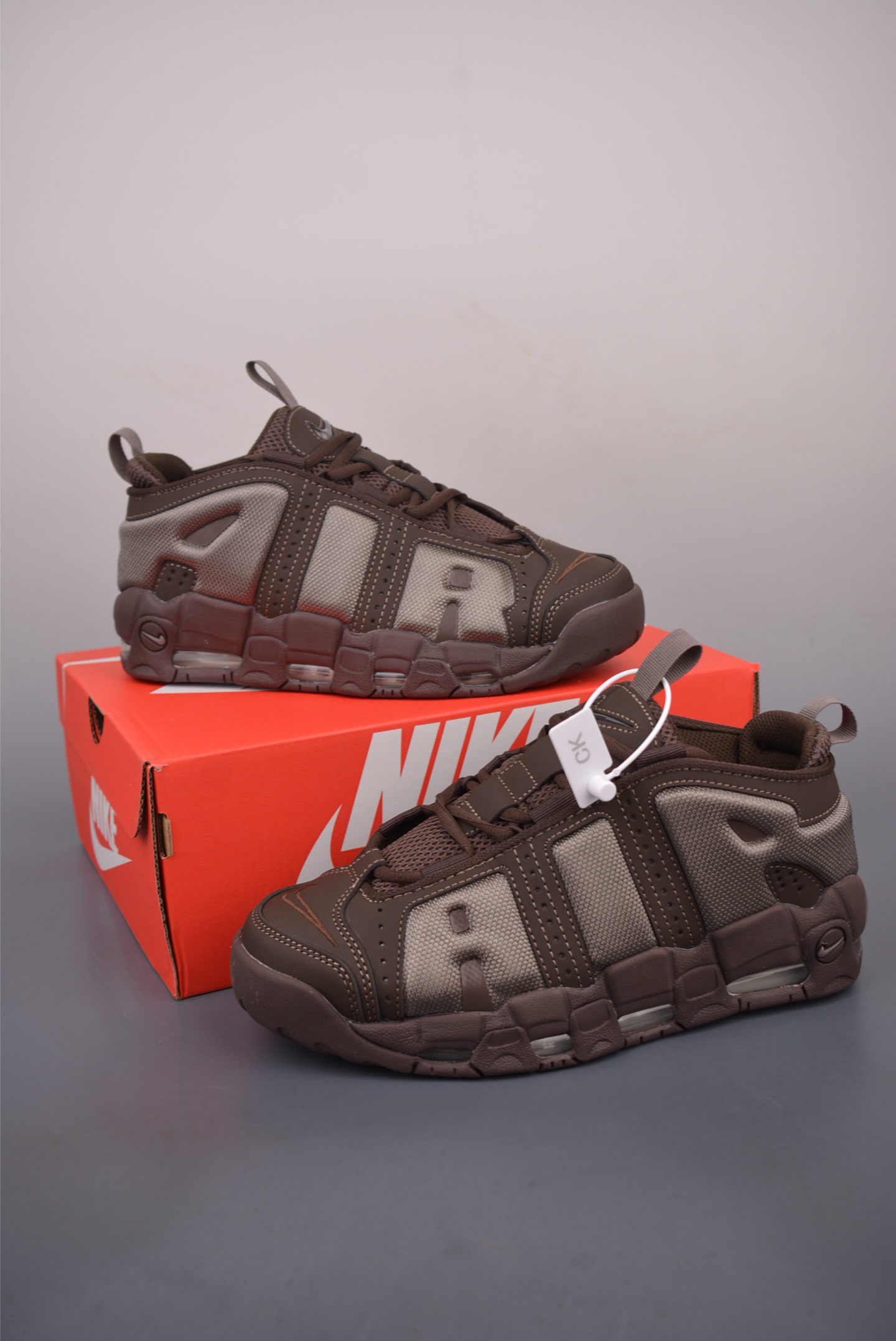 Nike Air More Uptempo Pippen Edition Brown Mesh Sneakers 5 i1760657648950 1670 0 4