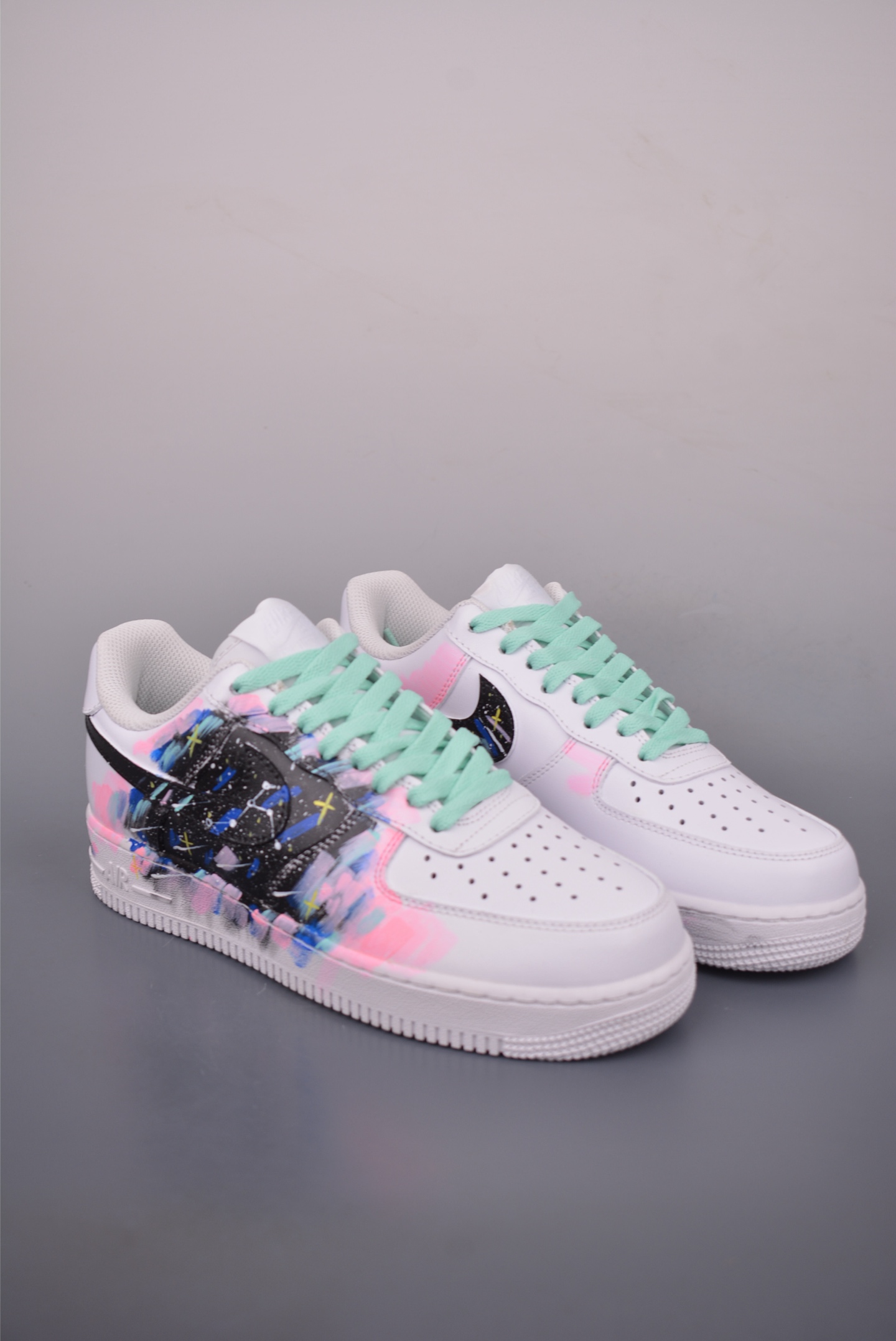 Nike Air Force 1 Low Custom Graffiti Sneakers Original Version - Limited Edition