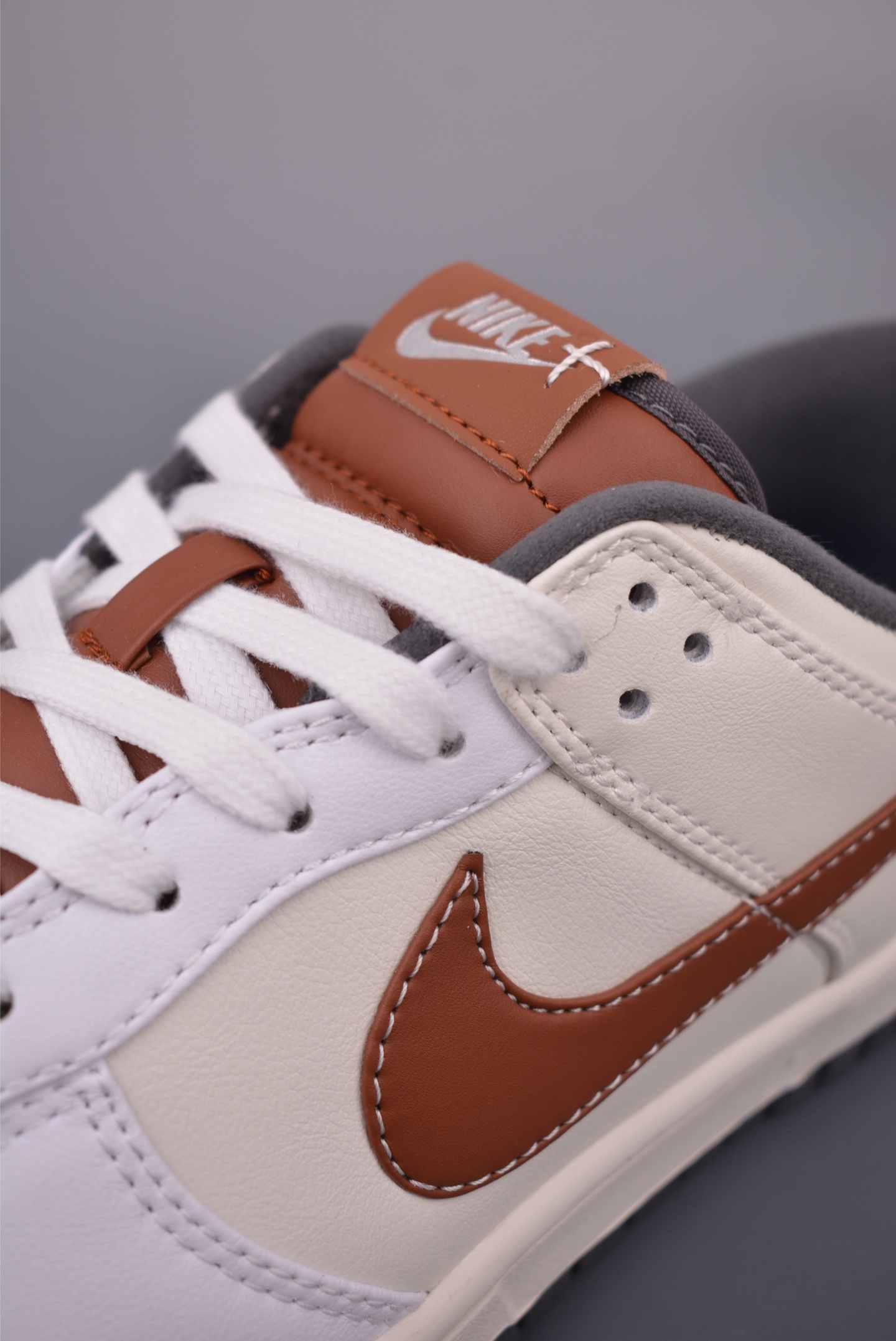 Nike SB Dunk Low White/Brown Premium Leather Sneakers IM6670-2022622 7 i1760659671732 86 0 6