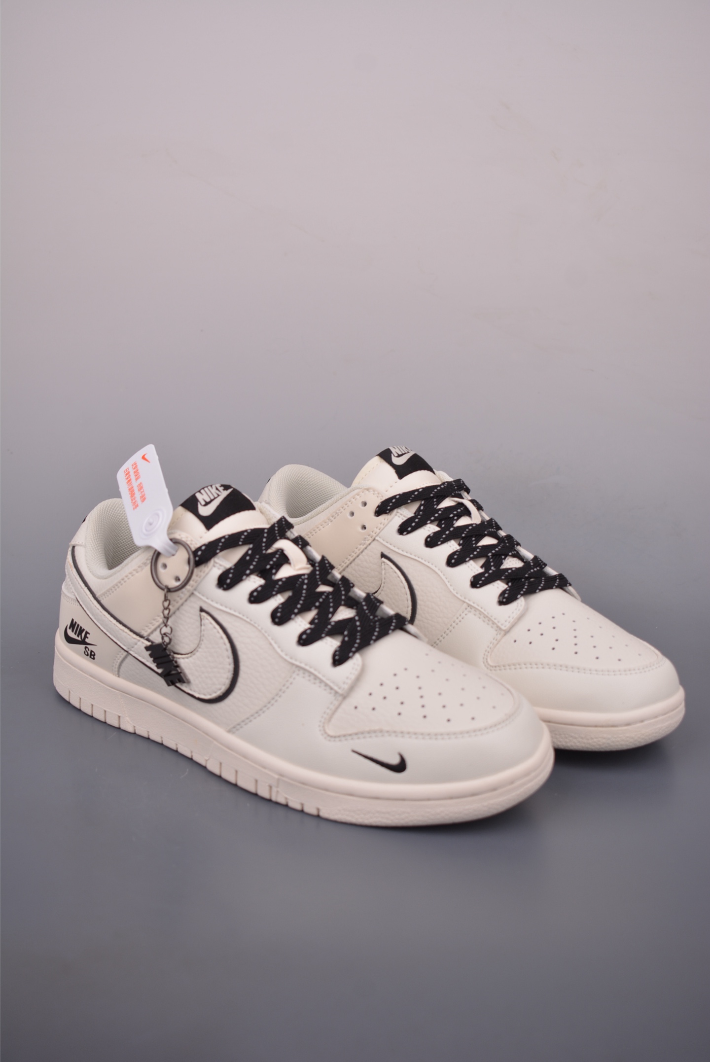 Nike SB Dunk Low Cream White Premium Leather Sneakers - Style CS1688-1152722