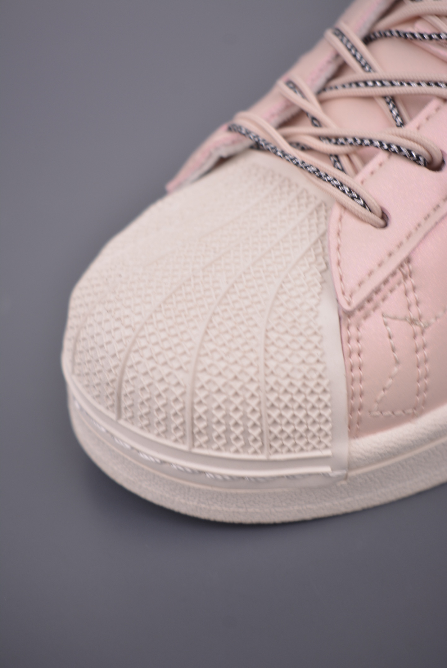 Adidas Originals Superstar Women's Light Pink and Black Leather Sneakers 7 i1760739152041 6125 0 5