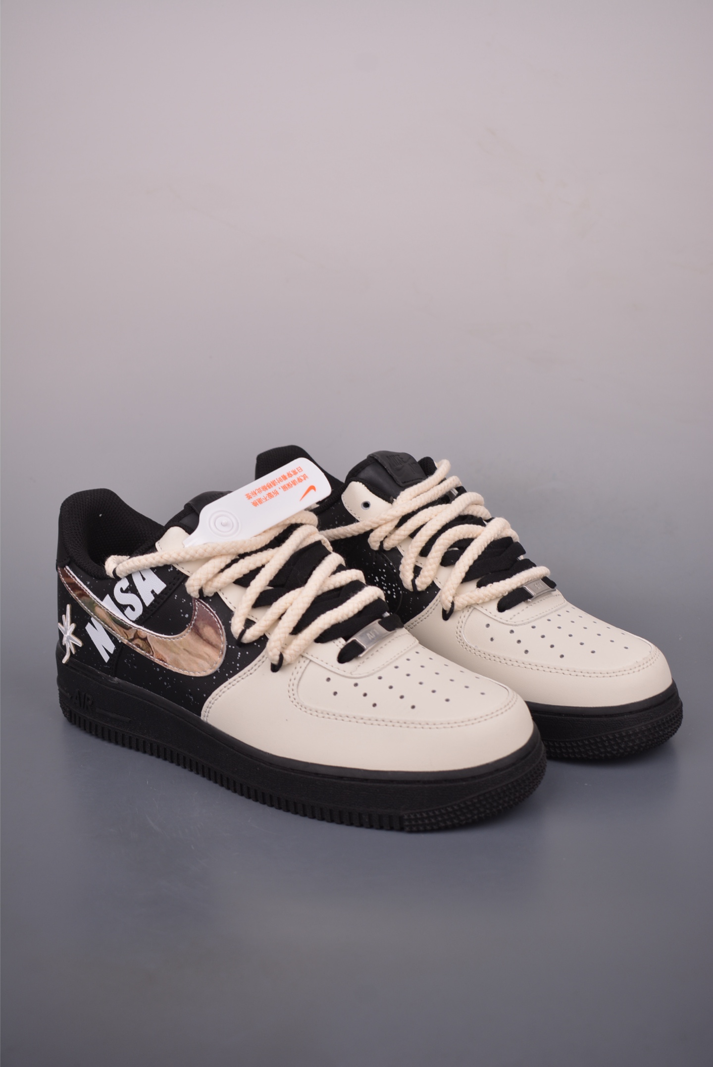 Nike Air Force 1 Low NASA Custom Sneakers - Limited Edition Design