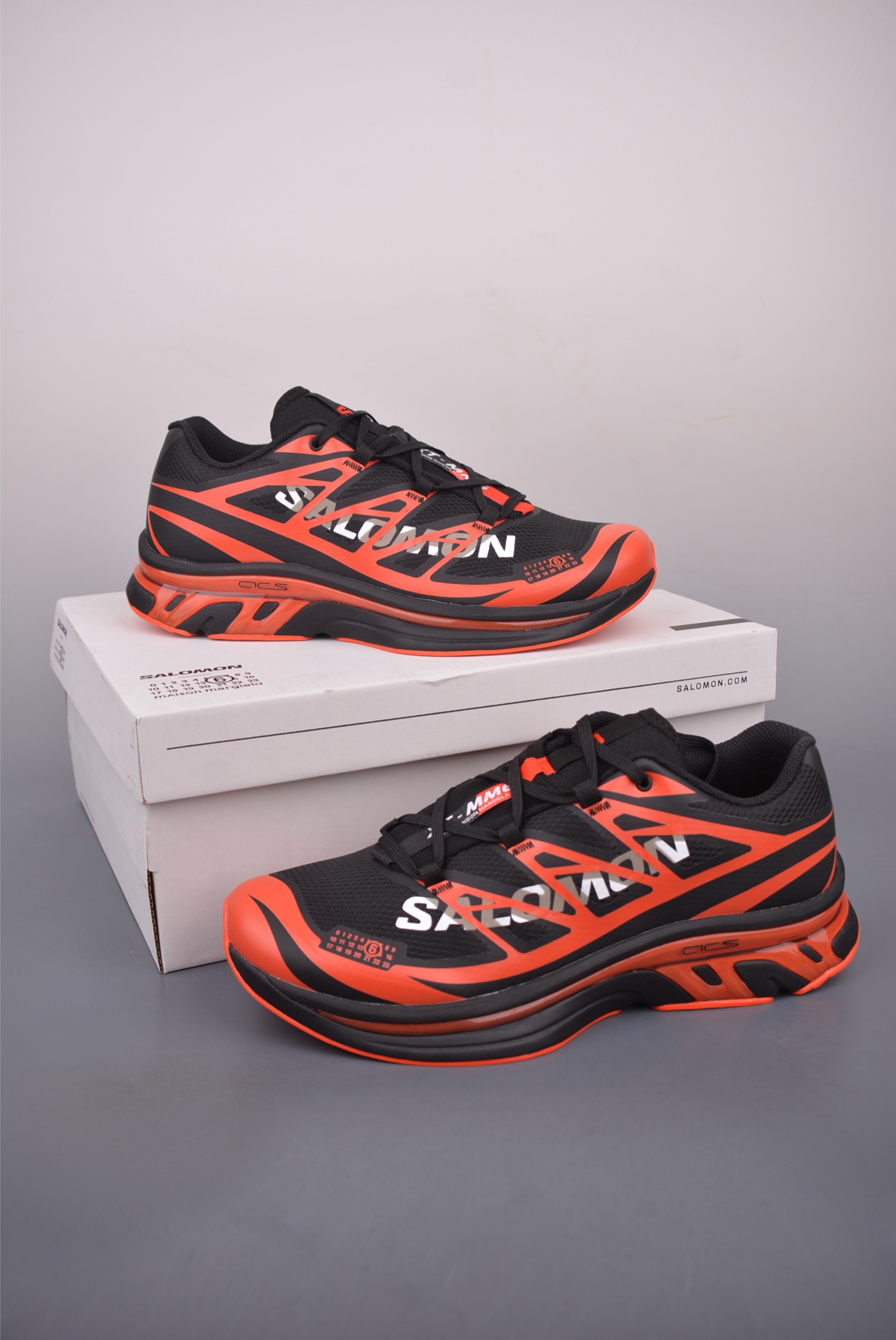 MM6 Maison Margiela x Salomon Spectur 2 Trail Running Shoes - Black/Orange 5 i1760862338656 5431 0 4