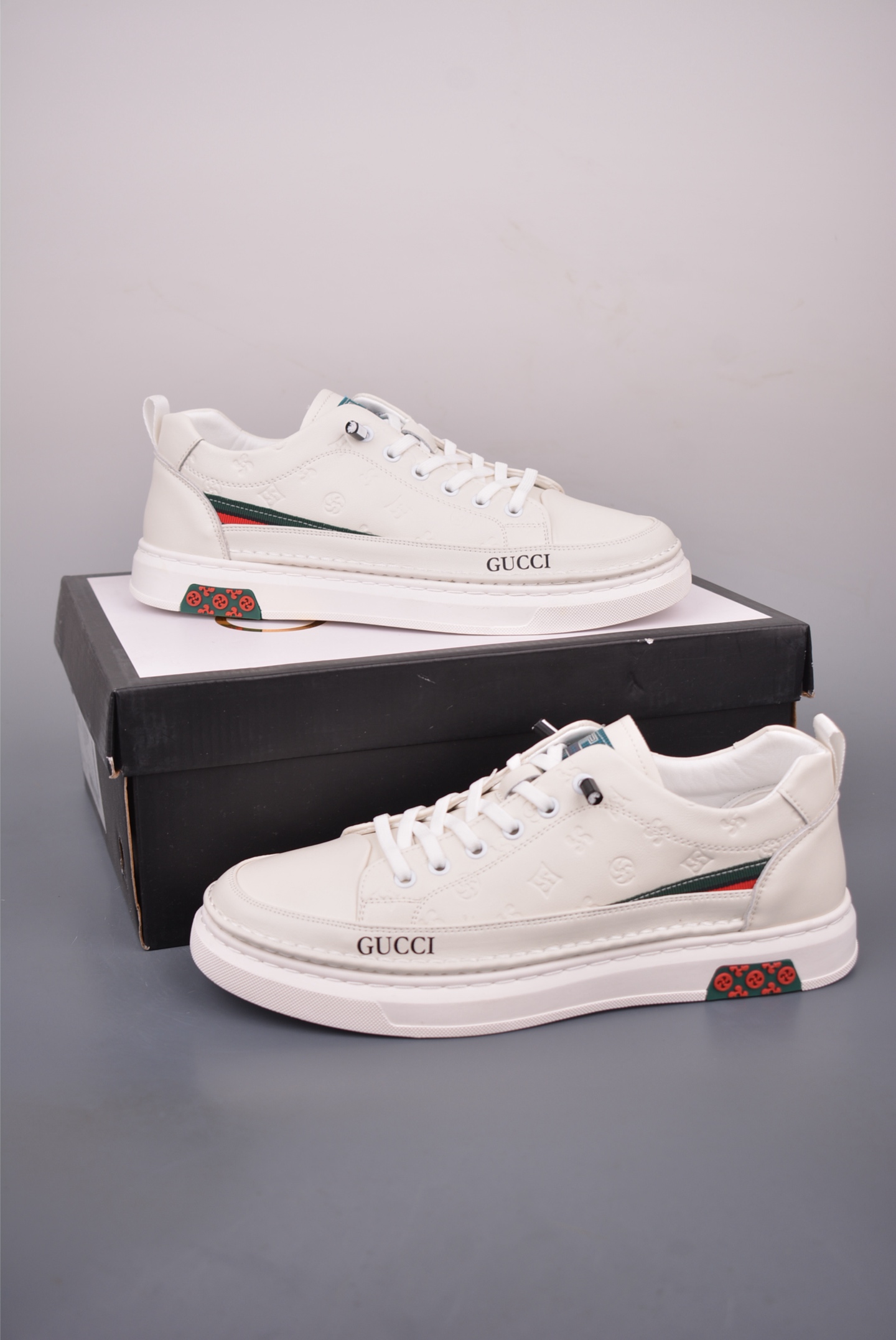 Gucci Men's Ace Embroidered Sneakers White Leather Casual Shoes 2 i1760948452702 873 0 0