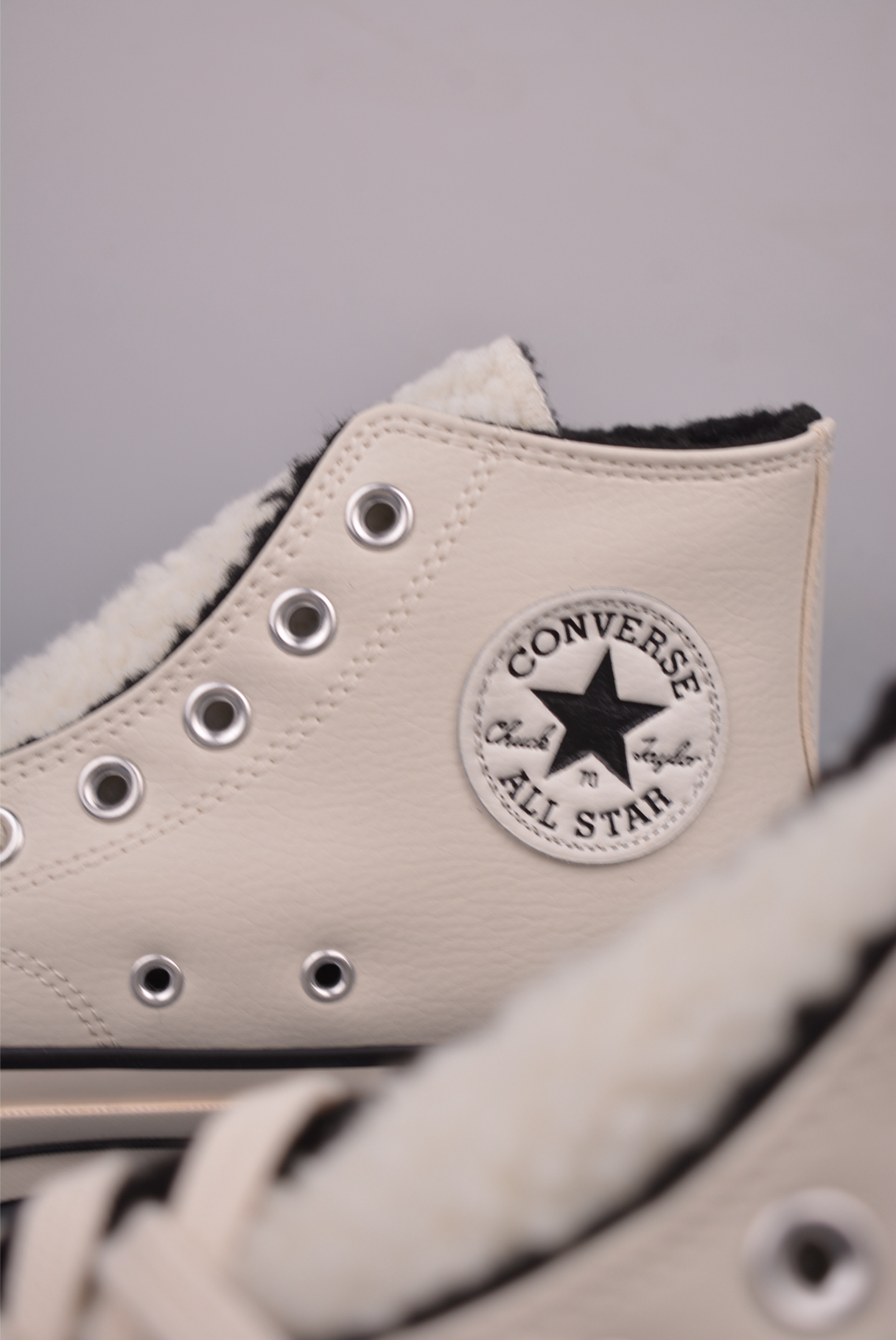 Converse Chuck 1970s Leather Shearling High Top Sneakers - Winter Warmth 8 i1761037957752 6858 0 7