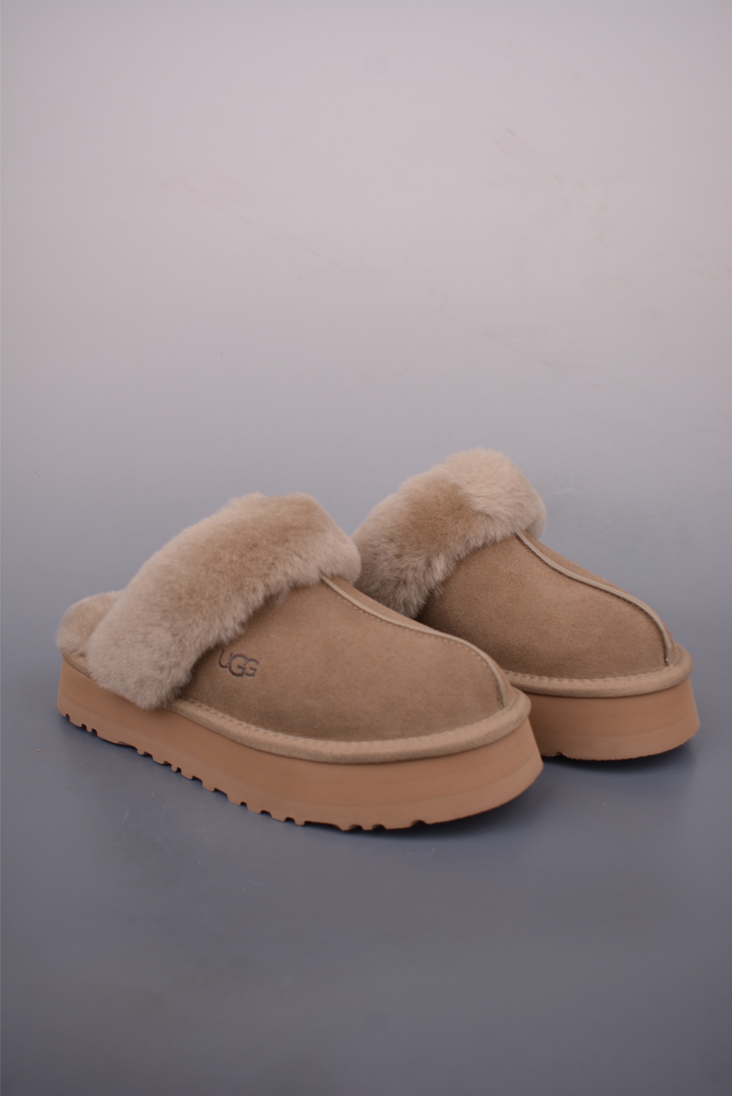 UGG Women's Disquette Slipper - Warm and Stylish Winter Platform Slides