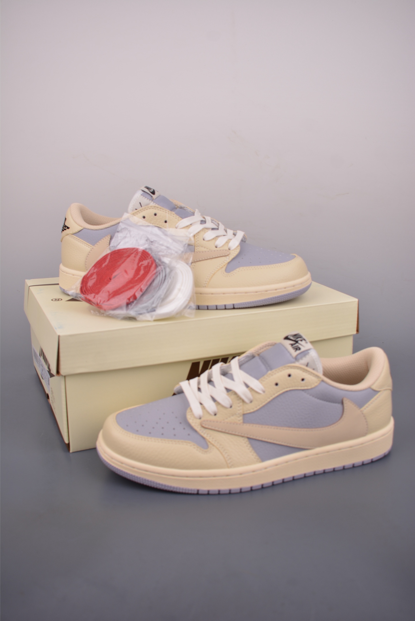 Fragment x Travis Scott x Air Jordan 1 Low 三方联名倒钩 DM7866-460