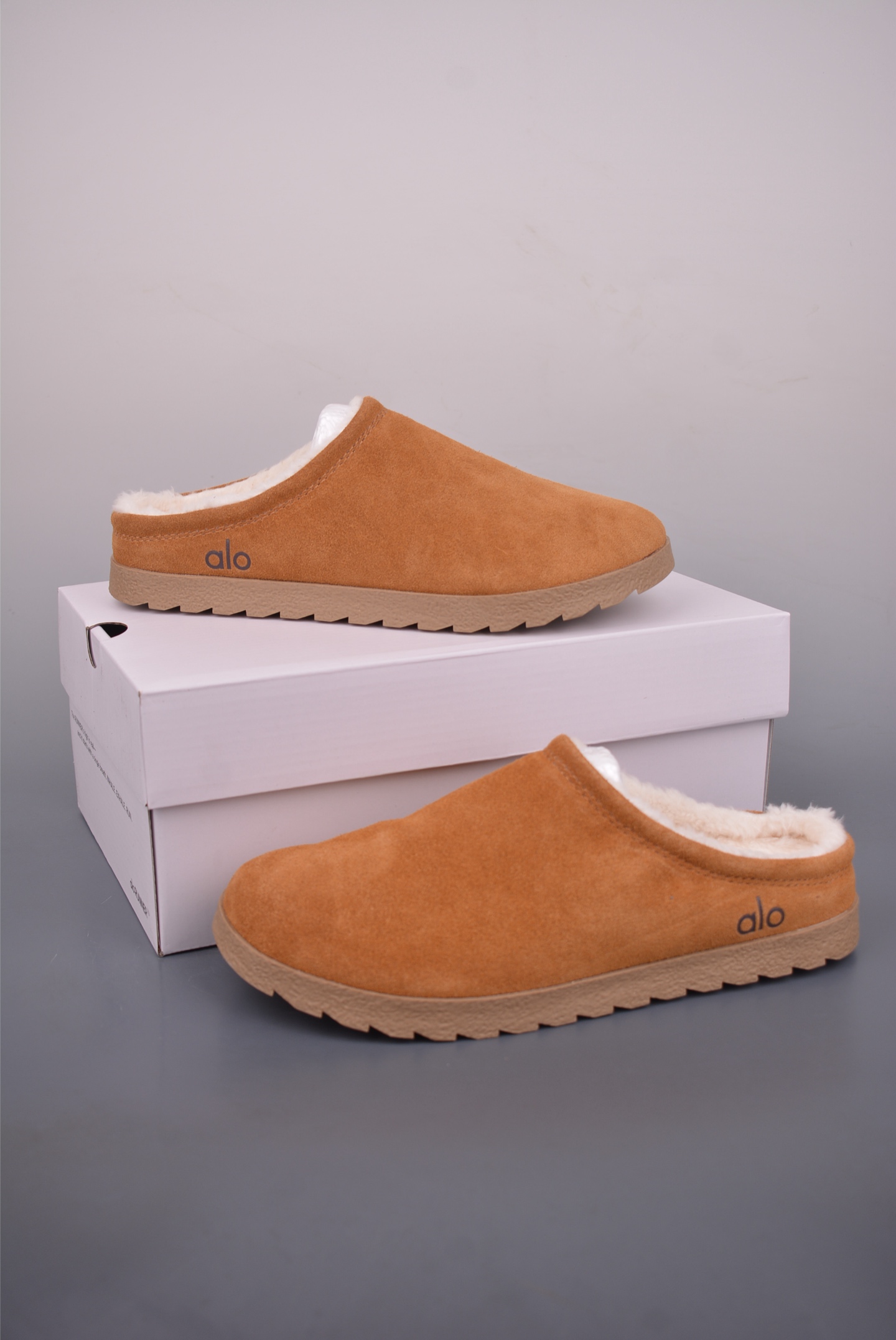 150 alo yoga Recovery Slipper 内里加绒 舒适简约防磨防滑包头拖鞋 A0827U33