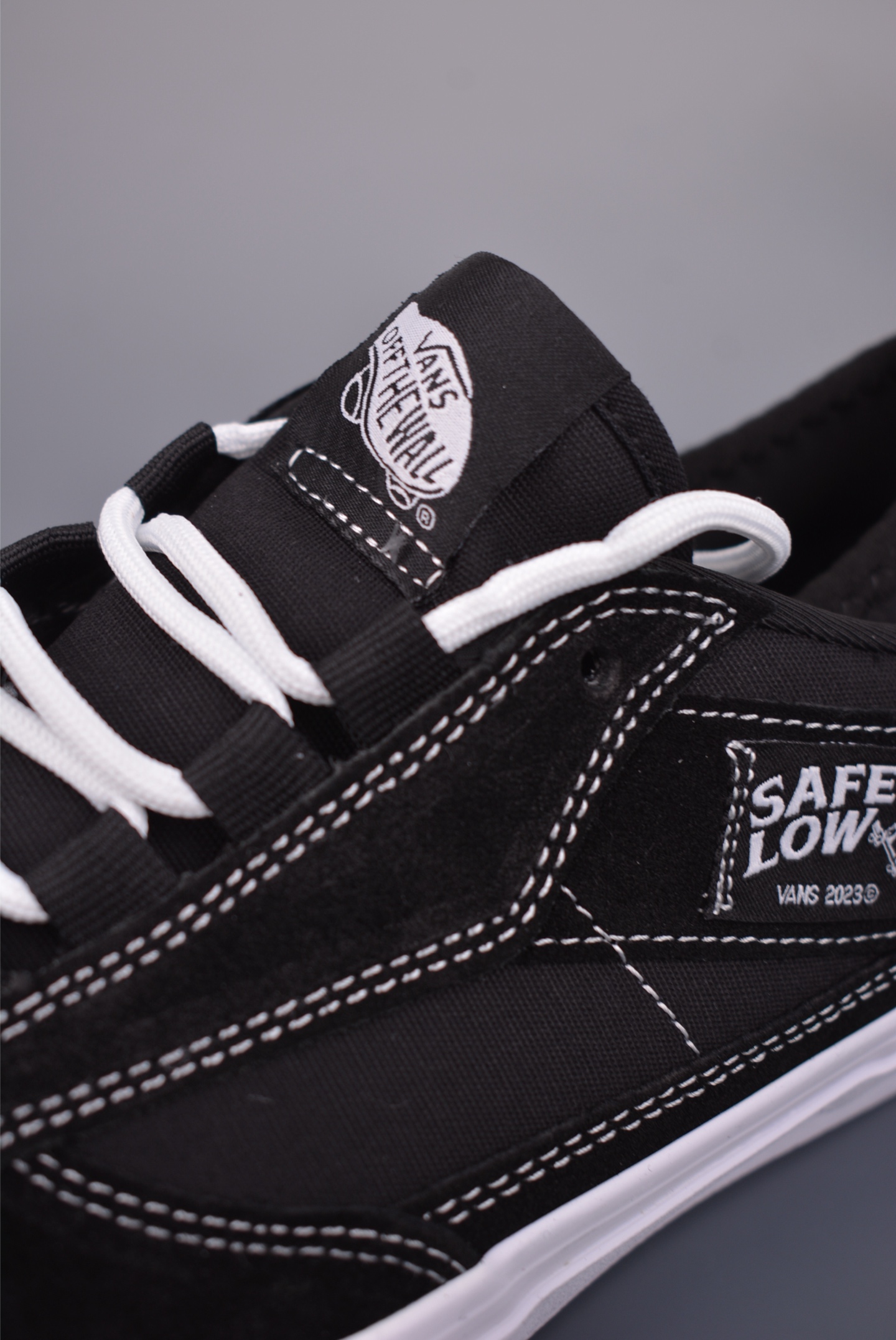 180 Vans Skate Safe Low 黑白 哈弗低帮轻便滑板鞋 VN000EEHBKA