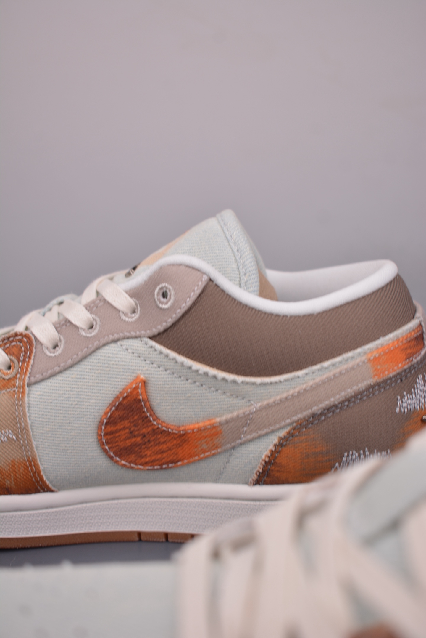 200 Air Jordan 1 Low 蓝棕拼接 AJ1乔1低帮休闲板鞋 IM6664-991