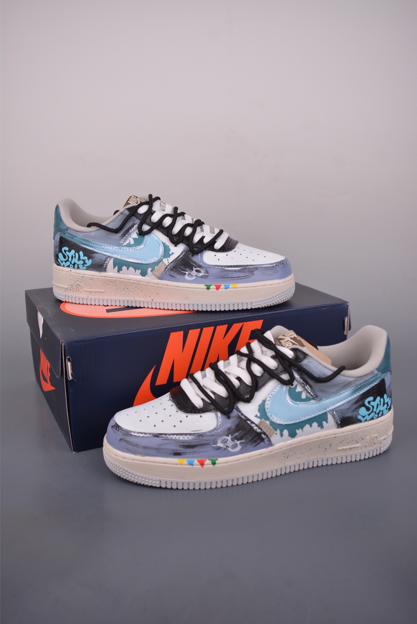 260 Nike Air Force 1 Low 手绘涂鸦 解构绑带 XL2312-101