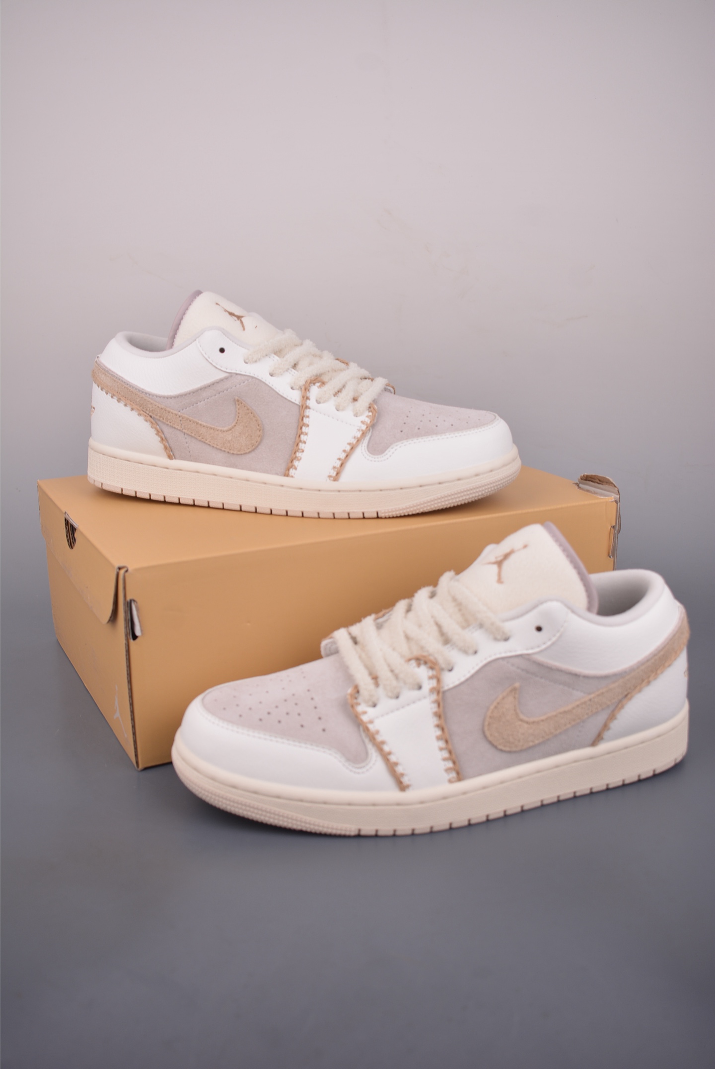 200 Air Jordan 1 Low 奶茶缝线 AJ1乔1低帮休闲板鞋 HV4268-120