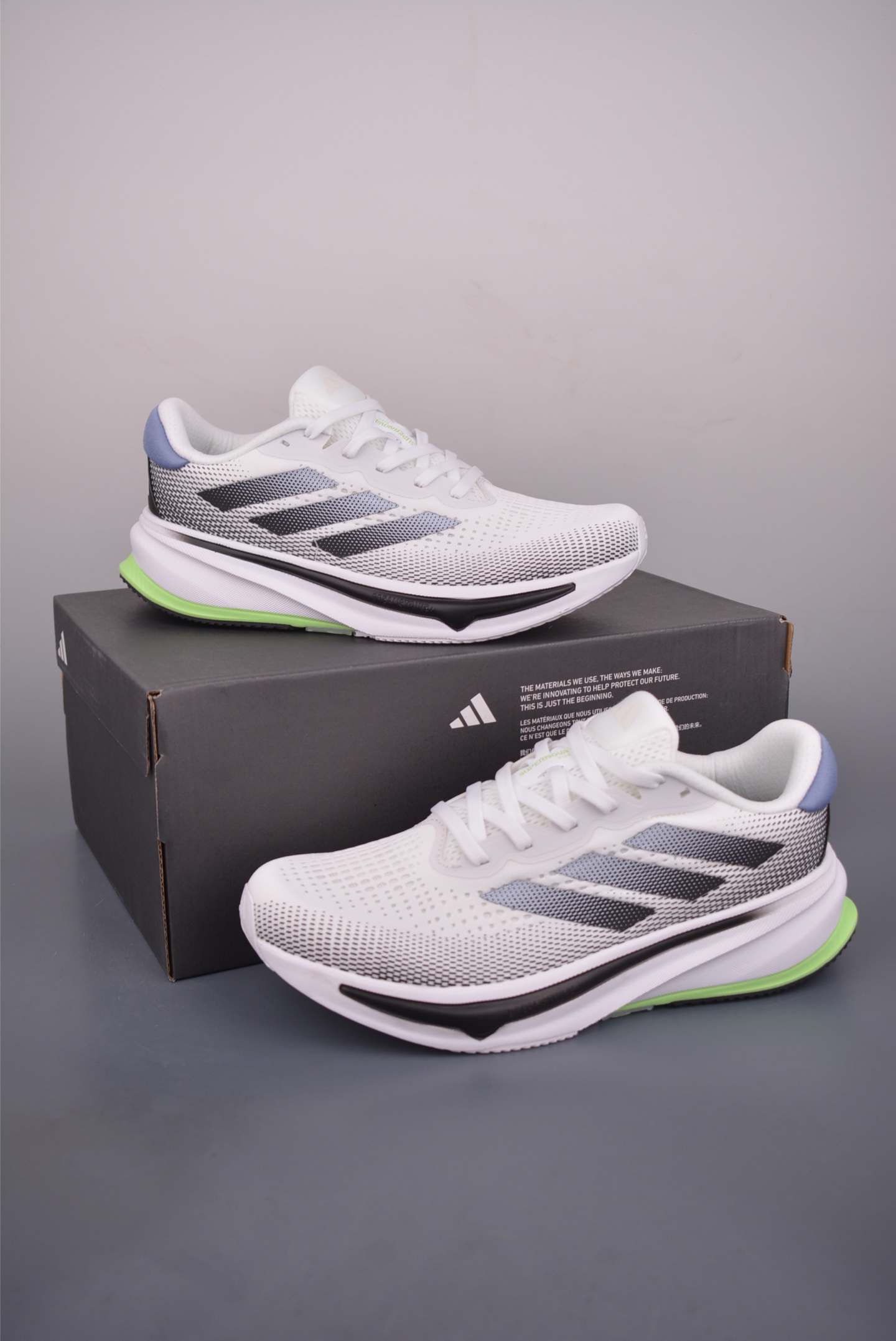 阿迪达斯 Adidas Supernova Rise 马拉松专业赛事休闲运动跑步鞋 编织网布极强透气性