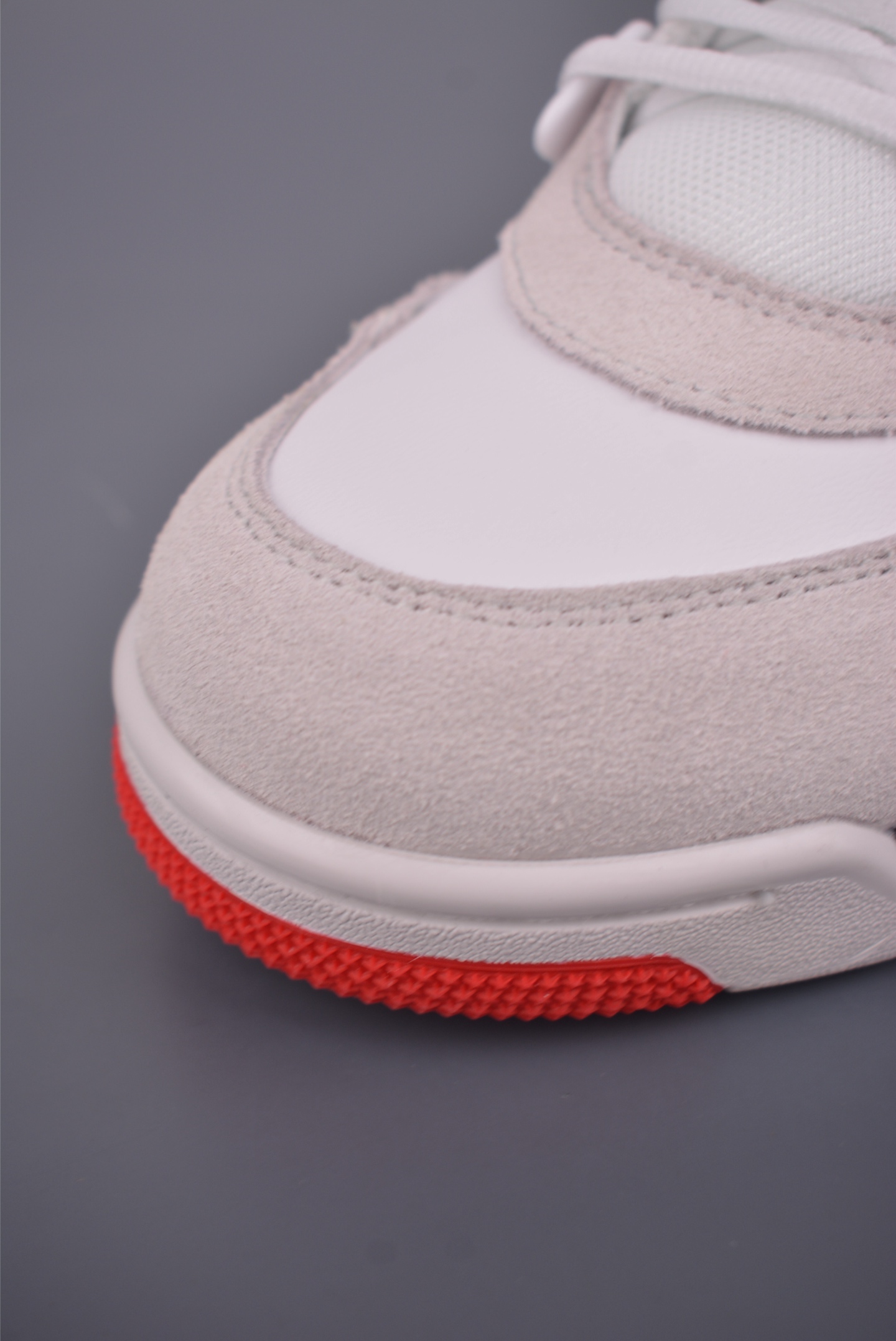 Nigel Sylvester x Jordan Air Jordan 4 RM SP AJ4低帮 复刻麂皮白黑红 FQ7939-102