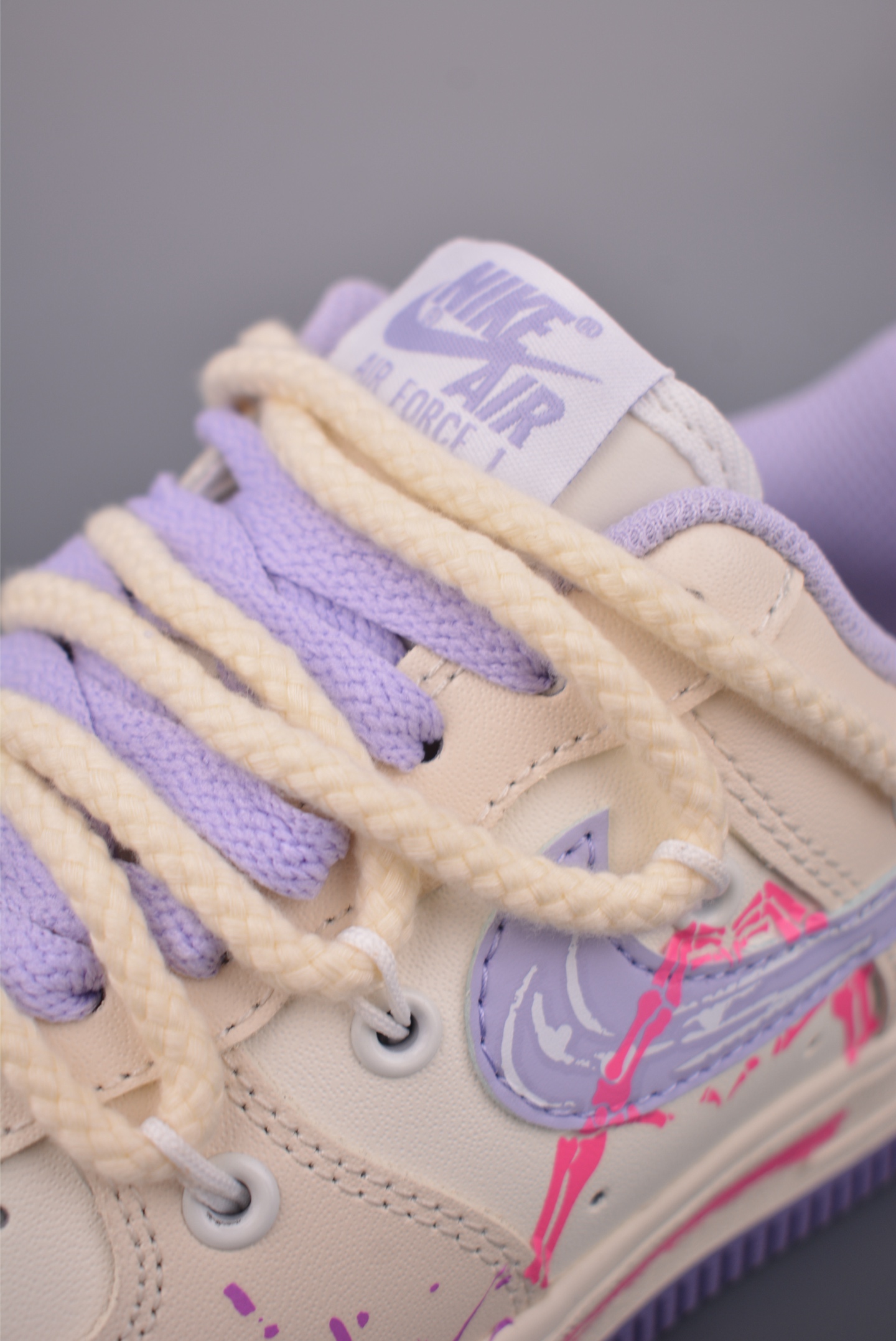 Nike Air Force 1 Low 手绘涂鸦 解构绑带 BD7701-220