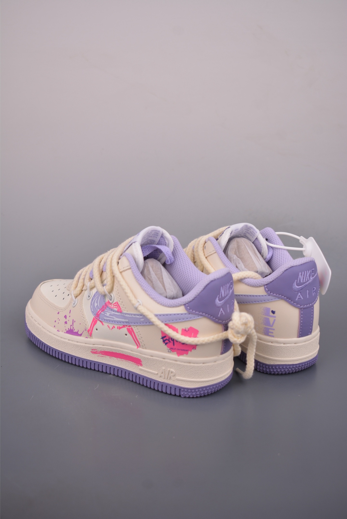 Nike Air Force 1 Low 手绘涂鸦 解构绑带 BD7701-220